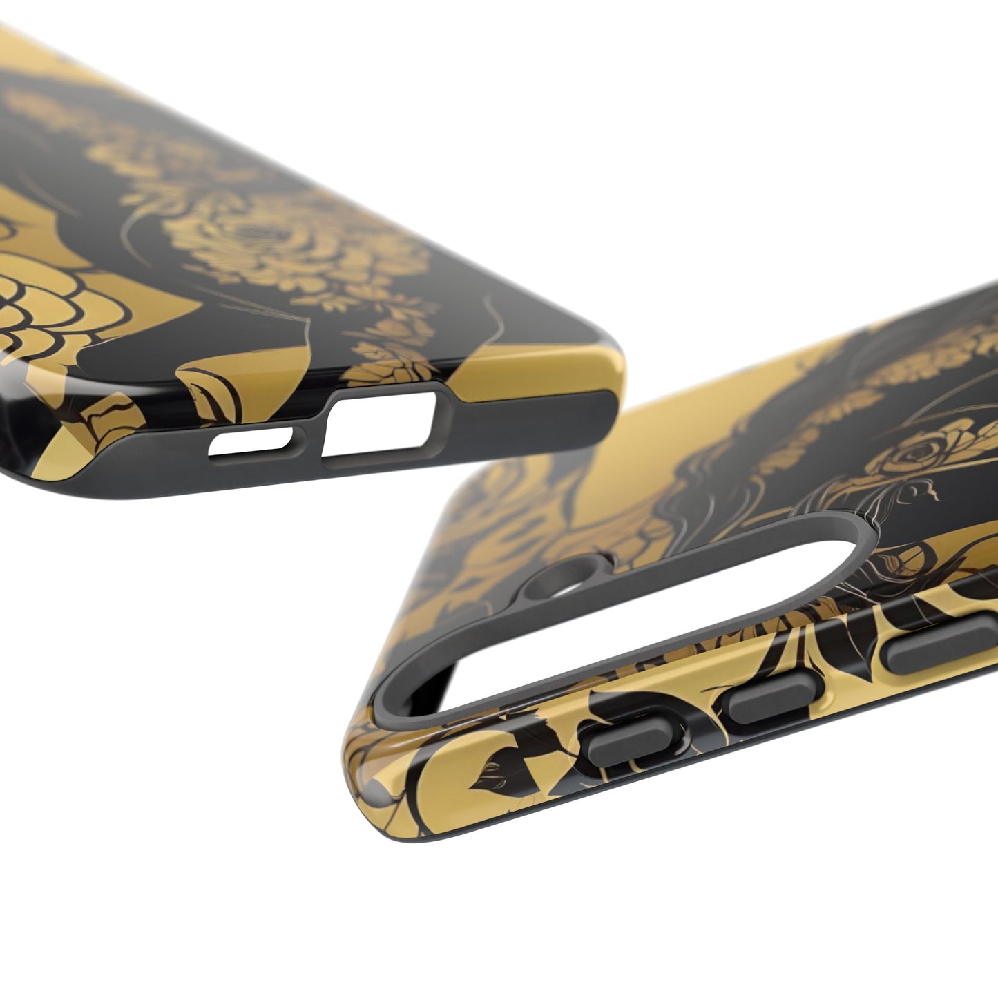 Phone Case - Elegant Horse & Roses Design