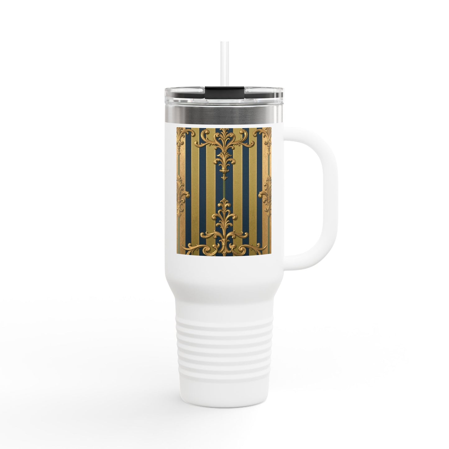 Elegant Insulated Travel Mug, 40oz - Stylish Thermal Cup for Hot or Cold Beverages, Perfect for Travel, Gifts, and Everyday Use