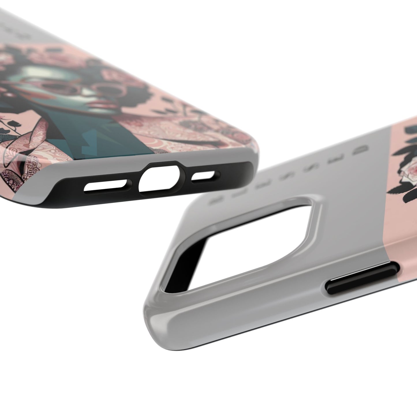 Blessed Floral Tough Phone Cases | Unique Gift for Her, Gift for Mom, Stylish Protection, Birthday Present, Black Girl Art