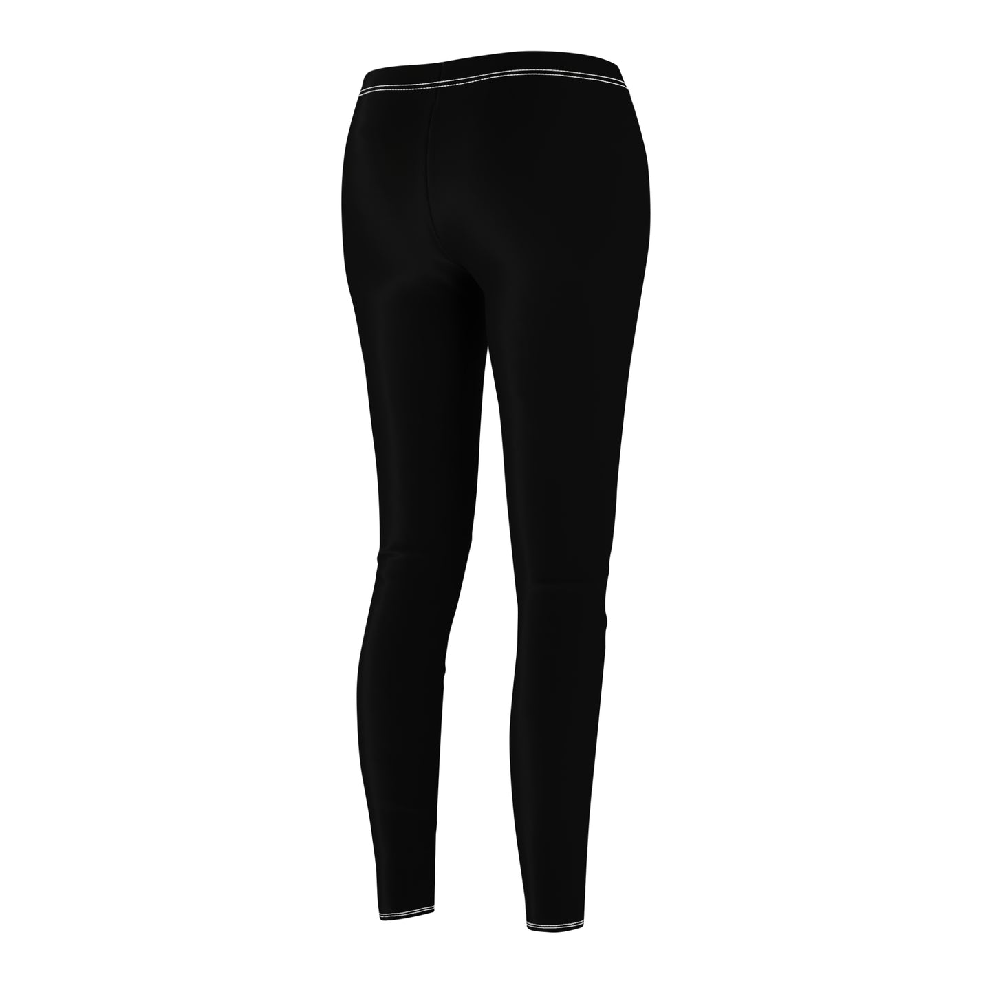 Stylish Black Women's Cut & Sew Casual Leggings | AOP Activewear, Fitness, Yoga, Everyday Comfort, Trendy Leggings