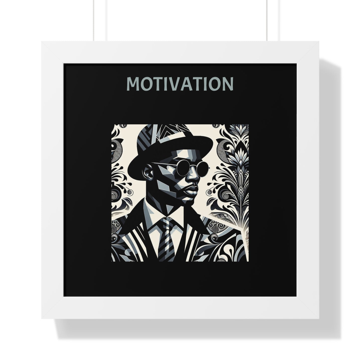 Motivational Framed Poster | Wall Art, Home Decor, Inspirational Gift, Office Decor, Modern Artwork