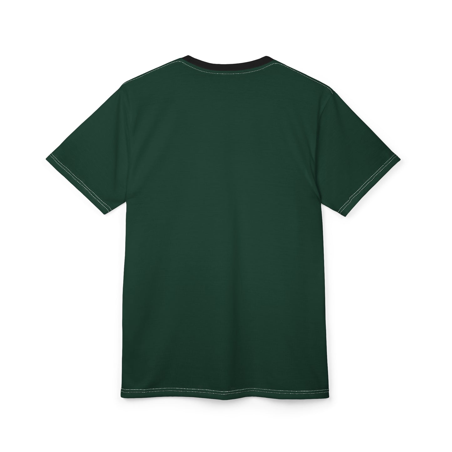 Stylish Midnight Green Unisex AOP Tee for All Occasions, Casual Wear, Gift for Him/Her, Trendy Streetwear, Comfortable Everyday Tee