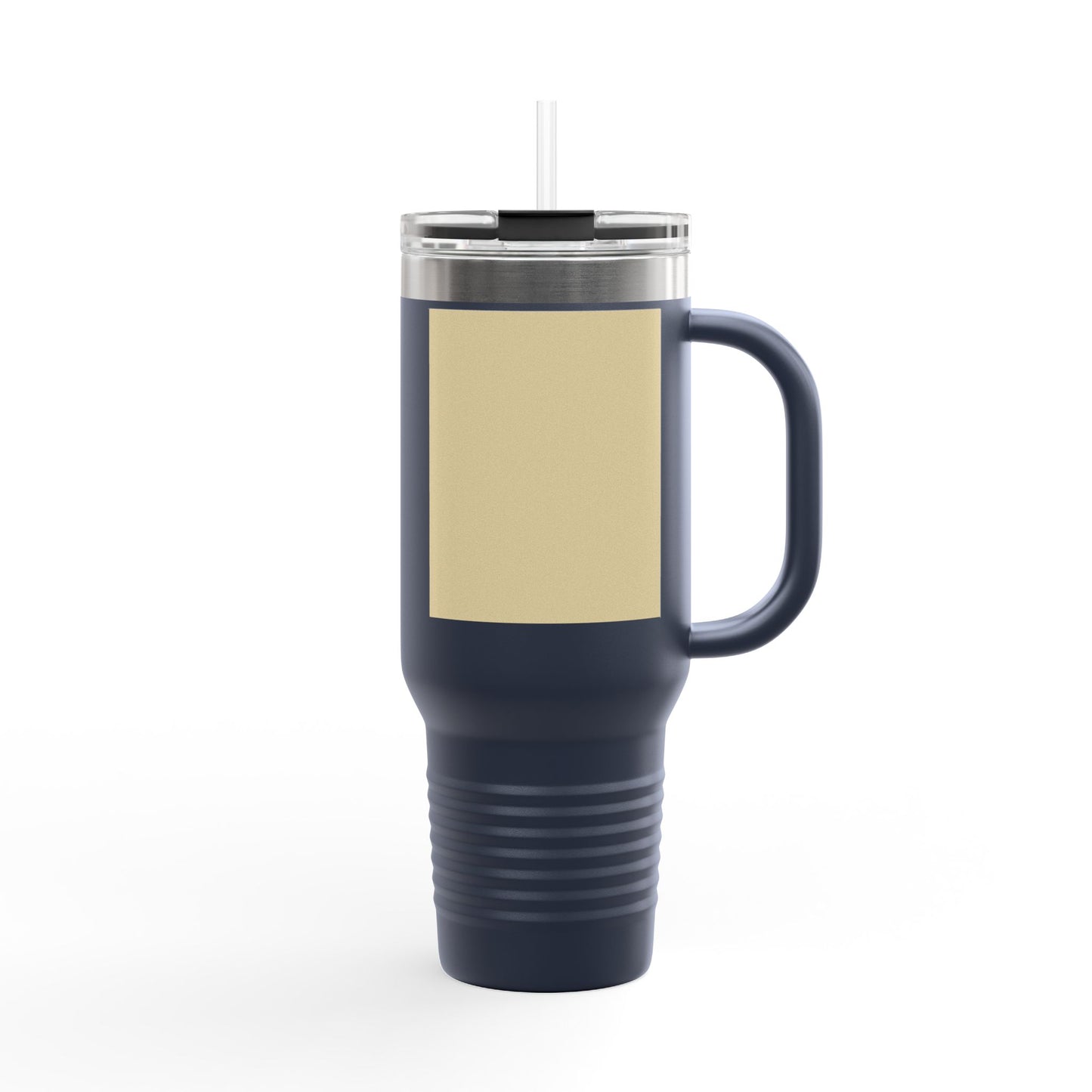 Vanilla Wheat 40oz Insulated Travel Mug | Customizable Hot & Cold Drink Tumbler | Perfect Gift for Travelers, Coffee Lovers, Road Trips, Holidays