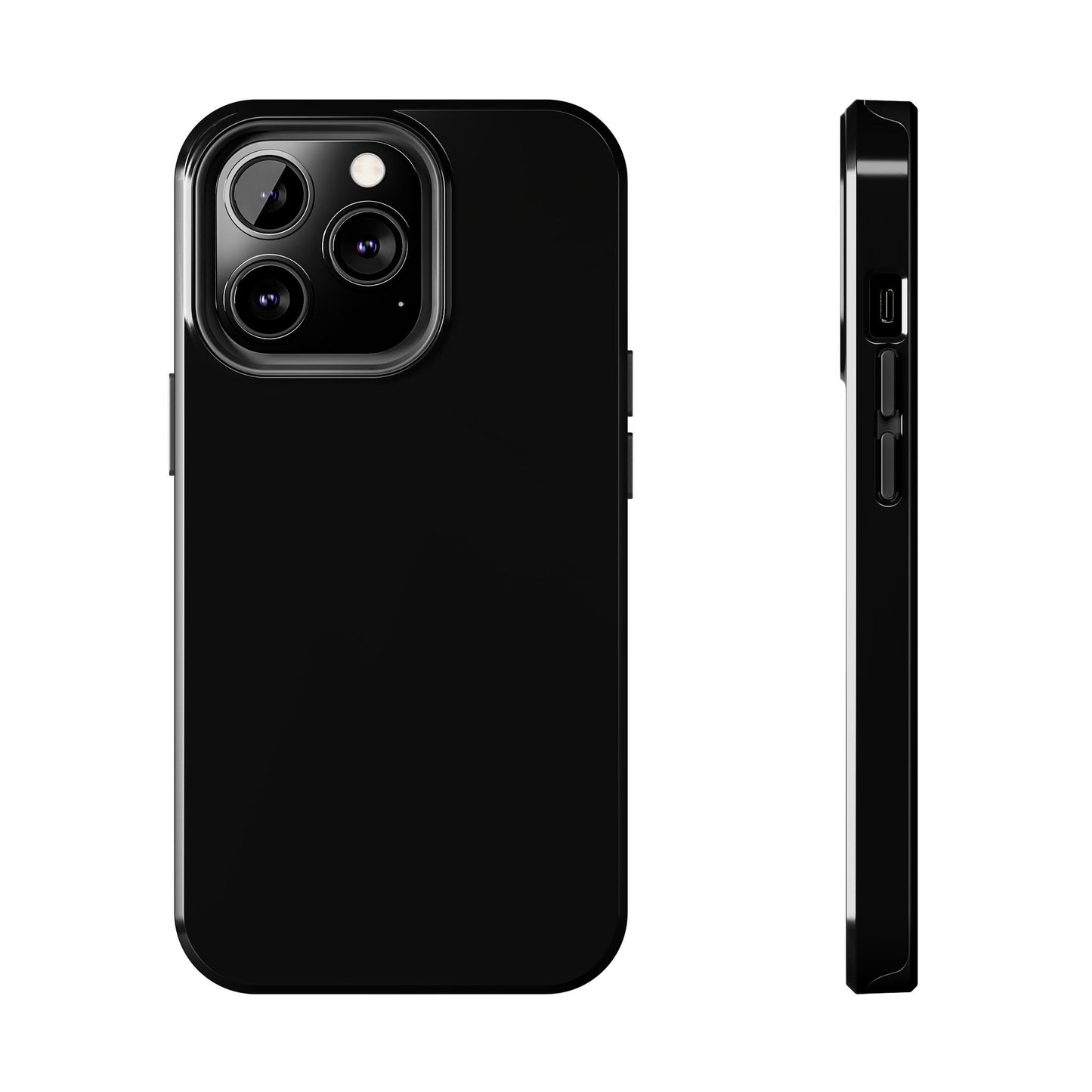 Durable Black Tough Phone Cases, Heavy-Duty Cell Phone Cover, Personalized Tech Protection, Gift for Him or Her, Everyday Protection