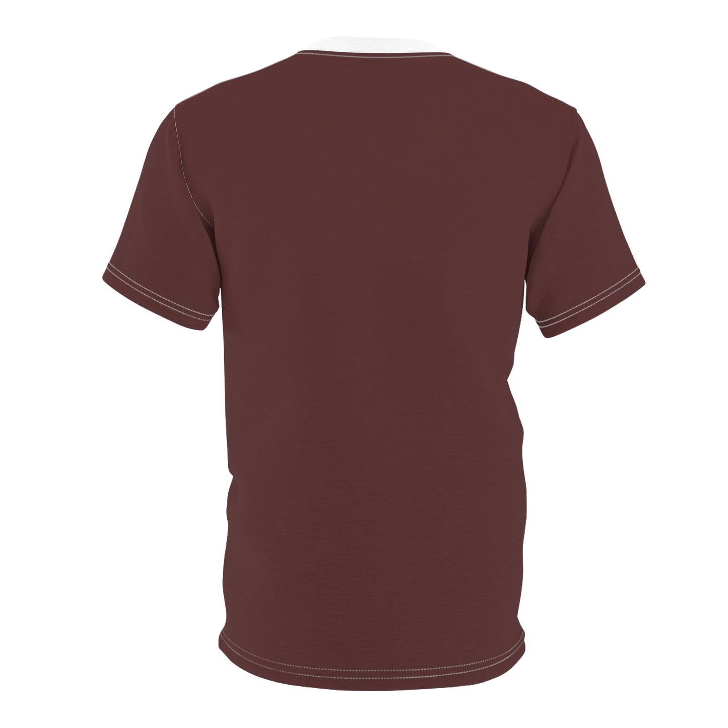 Trendy Brown Merlot (White Collar) Unisex Tee: Casual Comfort for Everyday Adventures, Gift for Him/Her, Graphic Tee, Gift Idea for Birthdays