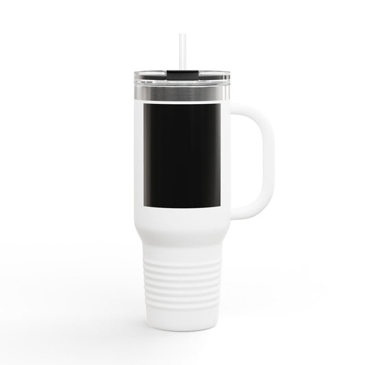 Insulated Black Travel Mug, 40oz - Ideal for On-the-Go Hydration, Travel, Outdoor Adventures, and Everyday Use - Perfect Gift for Coffee Lovers