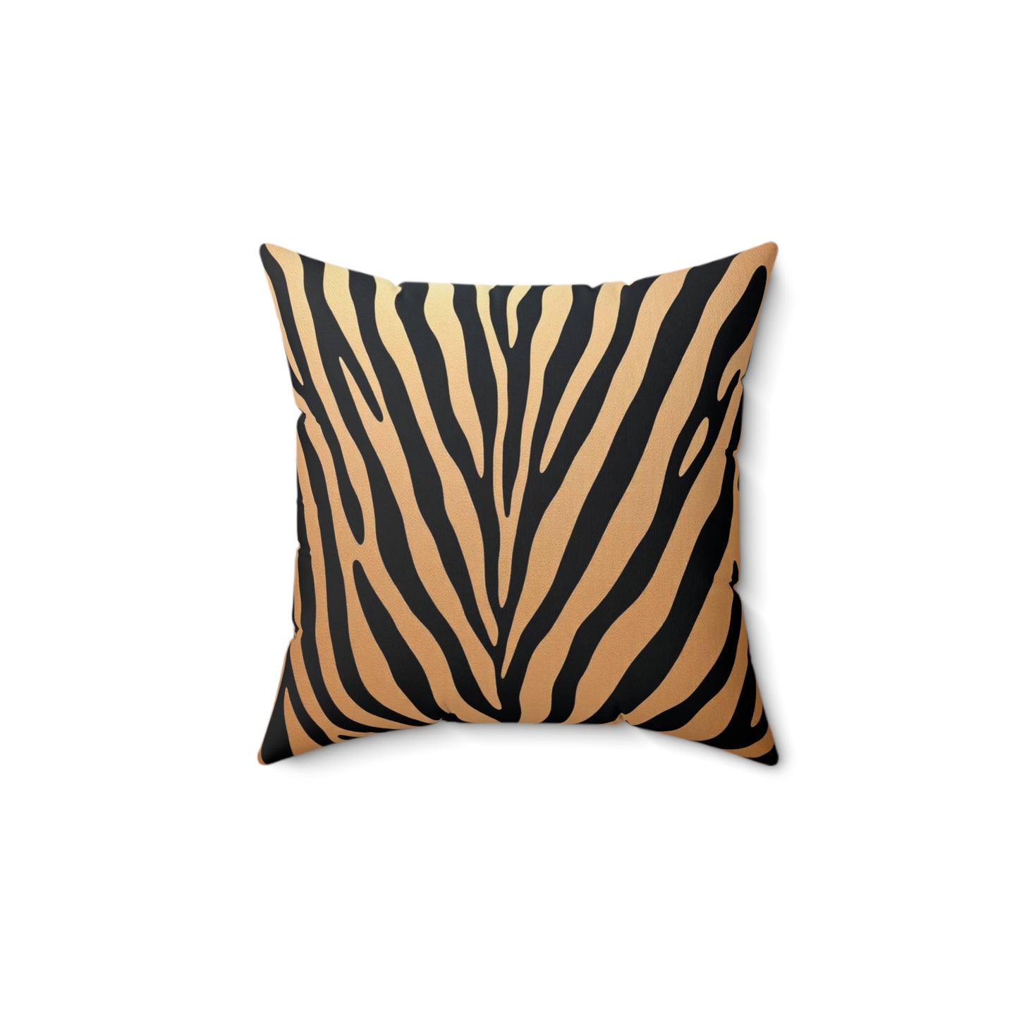 Stylish Faux Suede Zebra Stripe Pillow - Modern Home Decor Accent