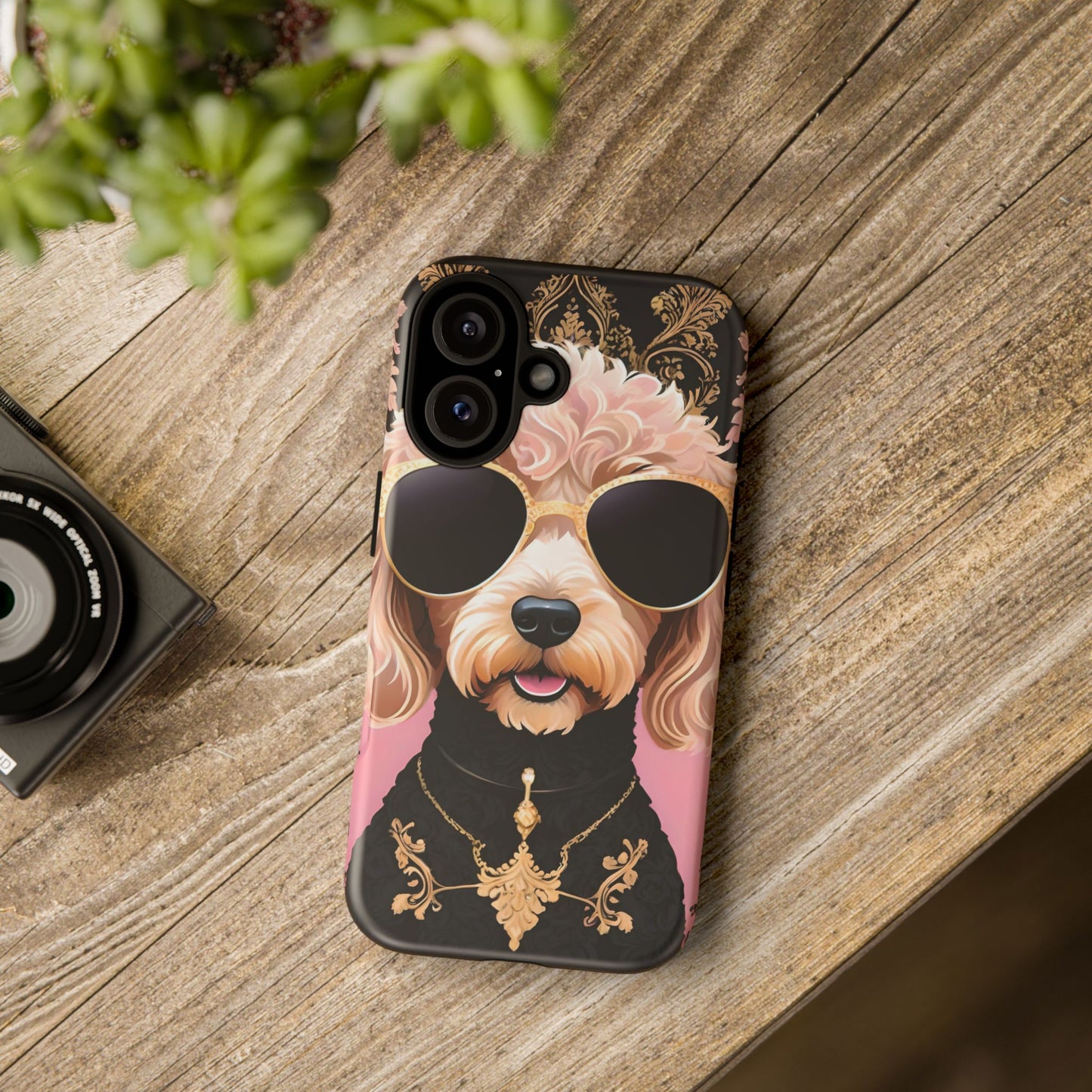 Phone Case - Golden Doodle In Sunglasses Tough Case