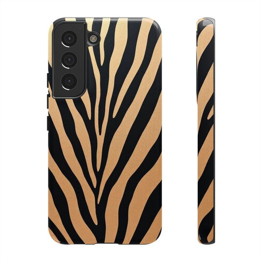 Zebra Print Tough Phone Case