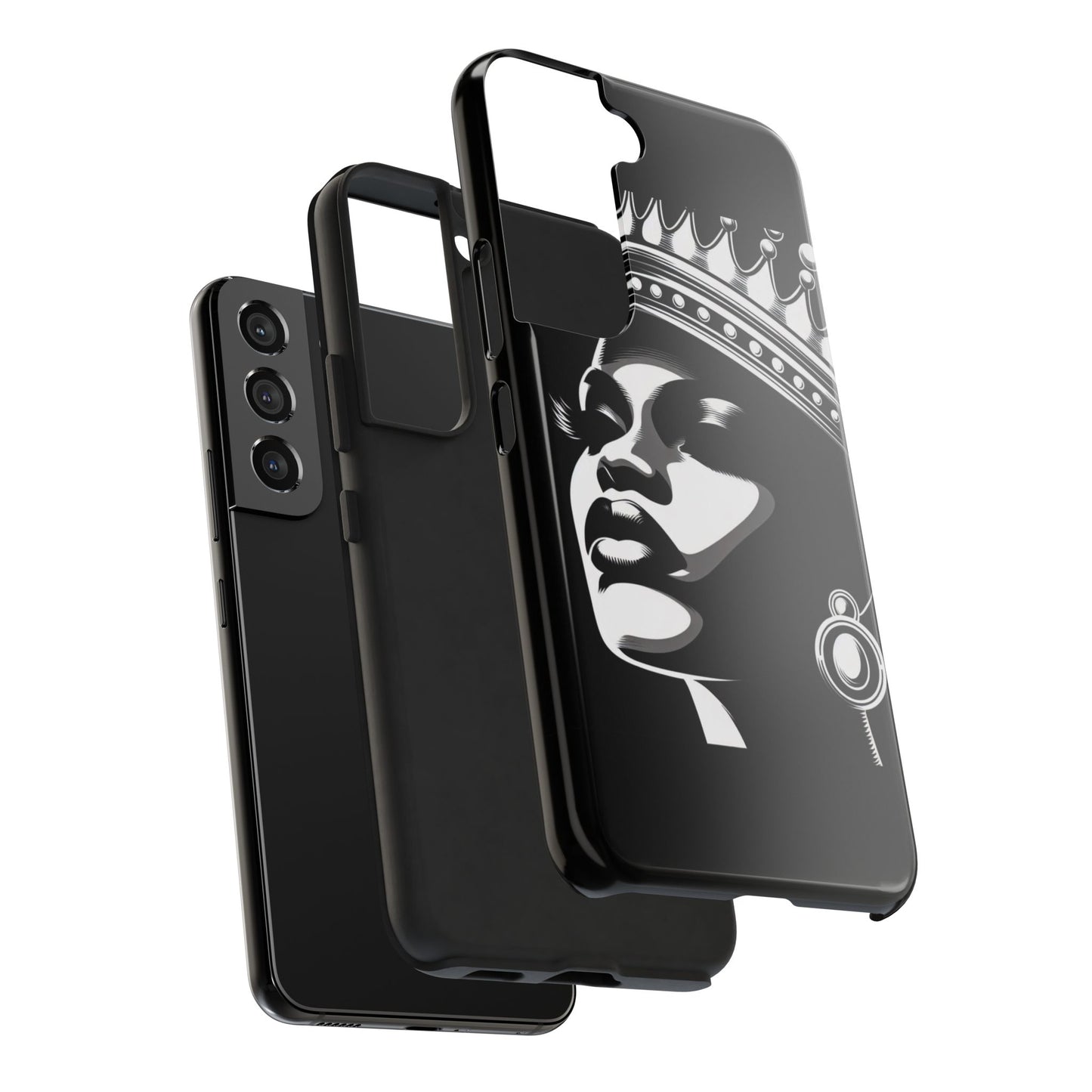 Regal Queen Tough Phone Case, Stylish Phone Cover, Gift for Her, Birthday, Empowerment, Bold Statement, Durable Phone Accessory