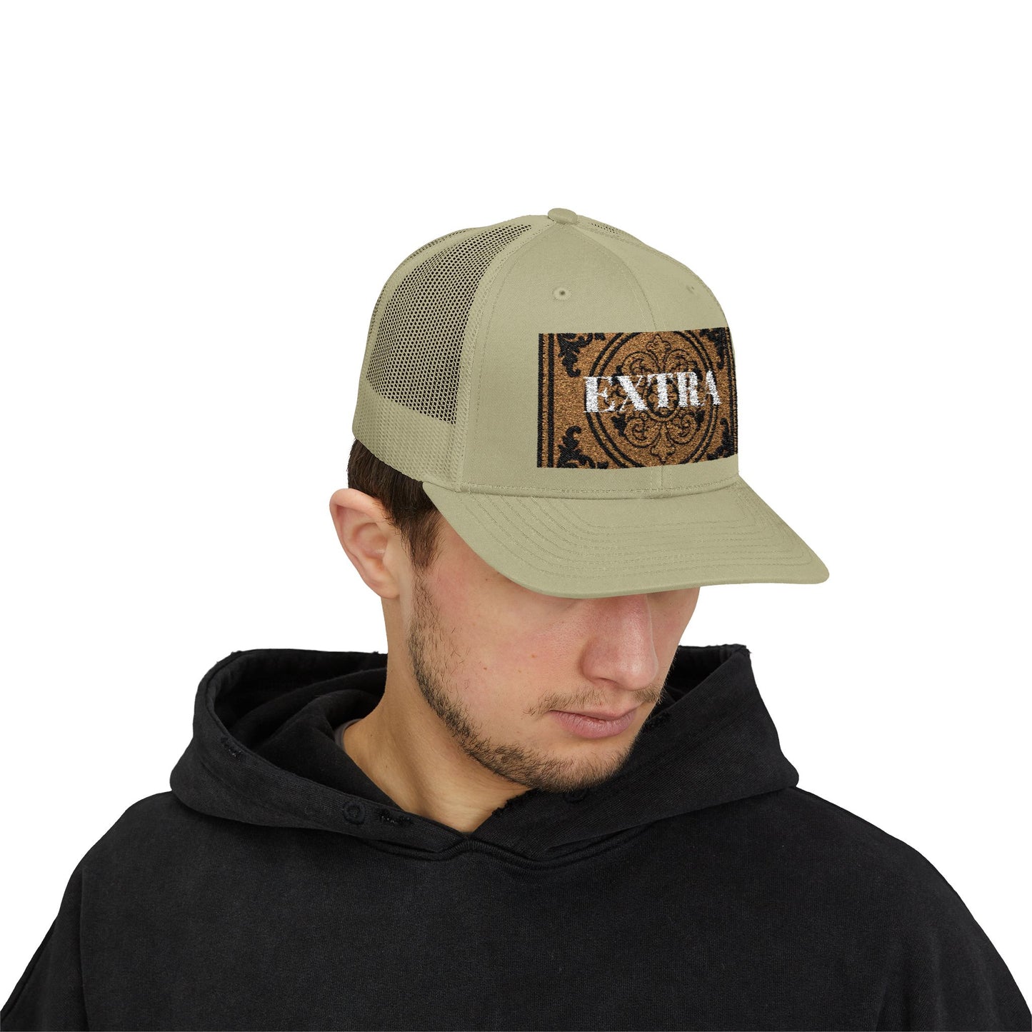 Stylish Extra Baroque Trucker Cap with Vintage Design - Perfect for Casual Outings, Summer Festivals, and Gift Giving, Fashion Hat, Trendy Headwear