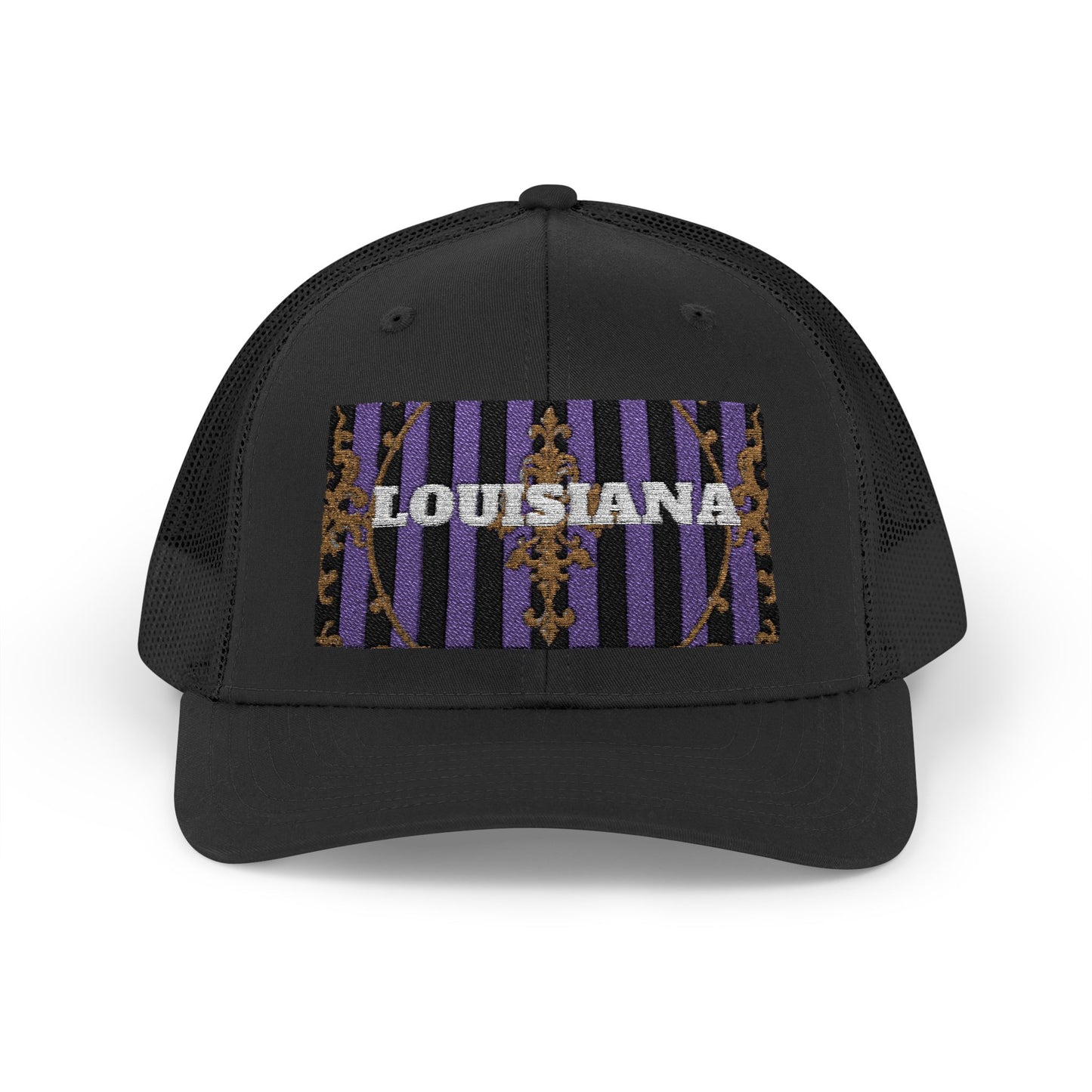 Louisiana Pride Snapback Trucker Cap | Festival Hat, Outdoor Accessory, Summer Style, Unique Gift for Travelers, Sports Enthusiasts