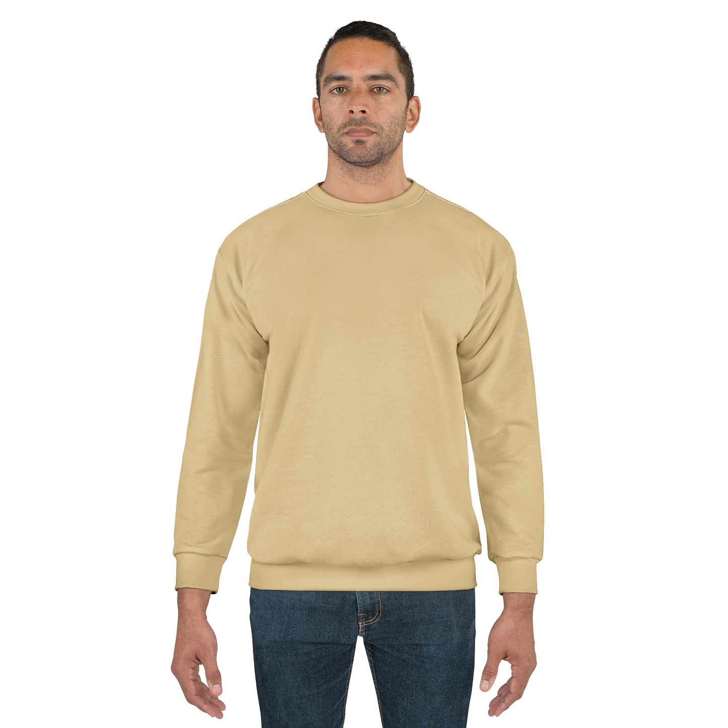 Vanilla Wheat Cozy Unisex Sweatshirt for Every Season, Casual Layering Piece, Ideal for Gifting, Birthday Sweatshirt, Everyday Comfort