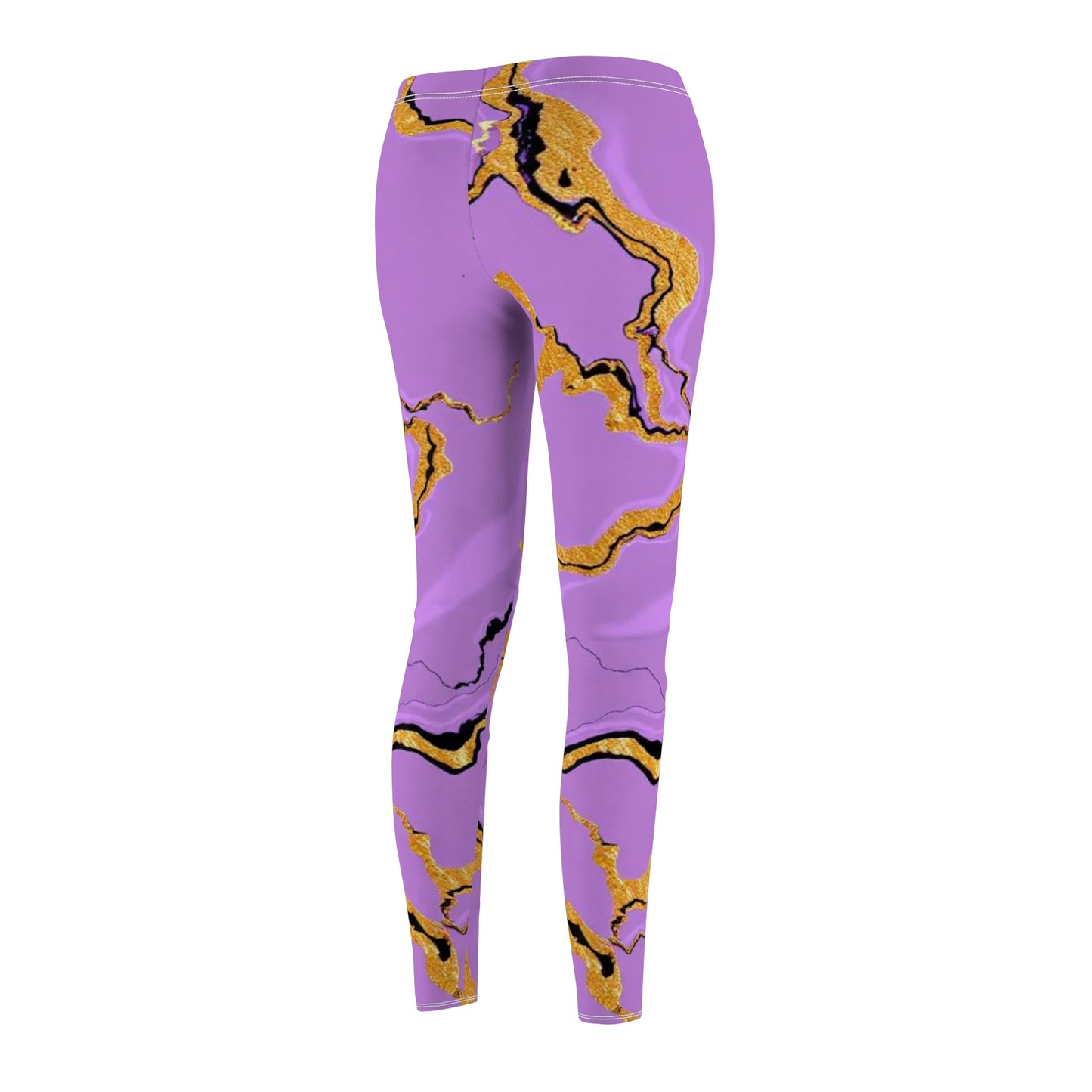 Stylish Purple Marble Women's Leggings, Trendy Activewear, Casual Pants, Workout Leggings, Yoga Tights, Fashionable Athleisure
