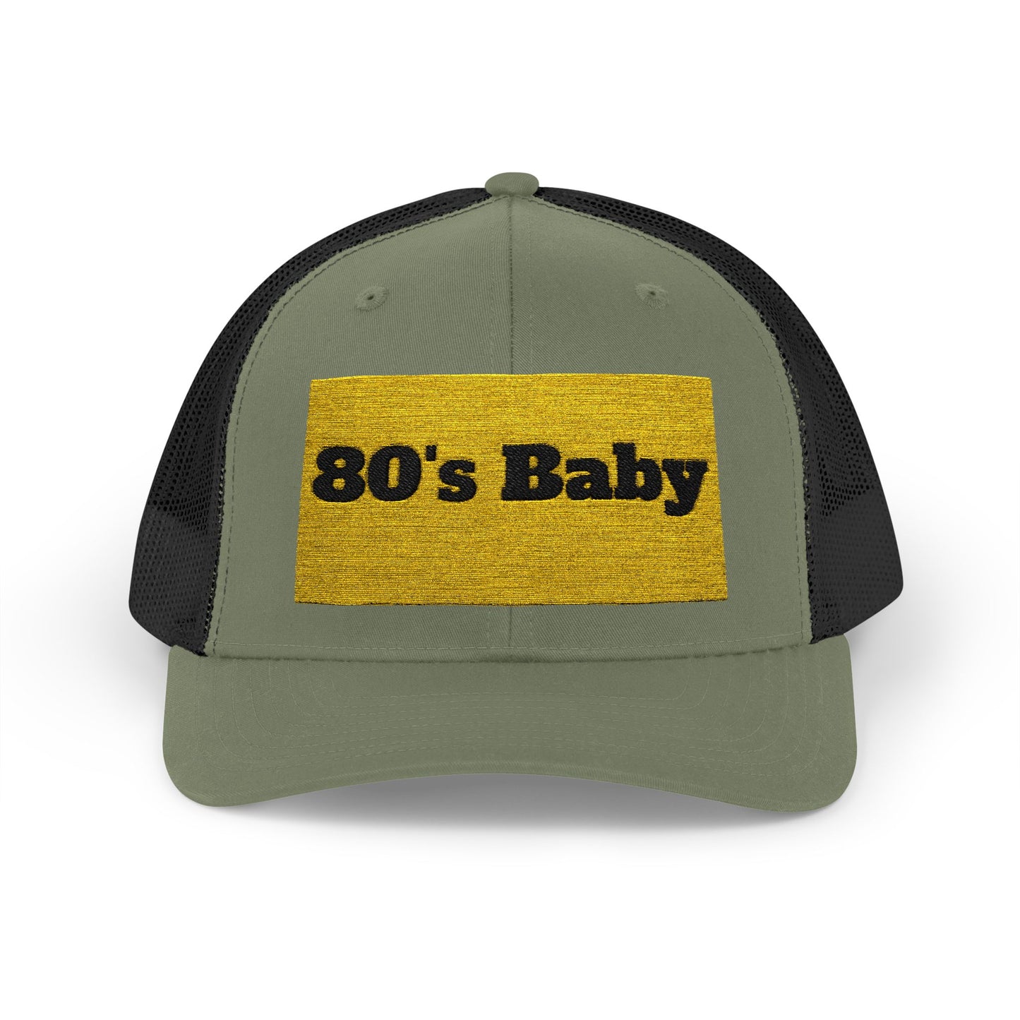 80's Baby Gold Snapback Trucker Cap - Retro Style Hat, Vintage Cap, Perfect for 80's Themed Parties, Gifts for Nostalgic Friends, Summer Fun