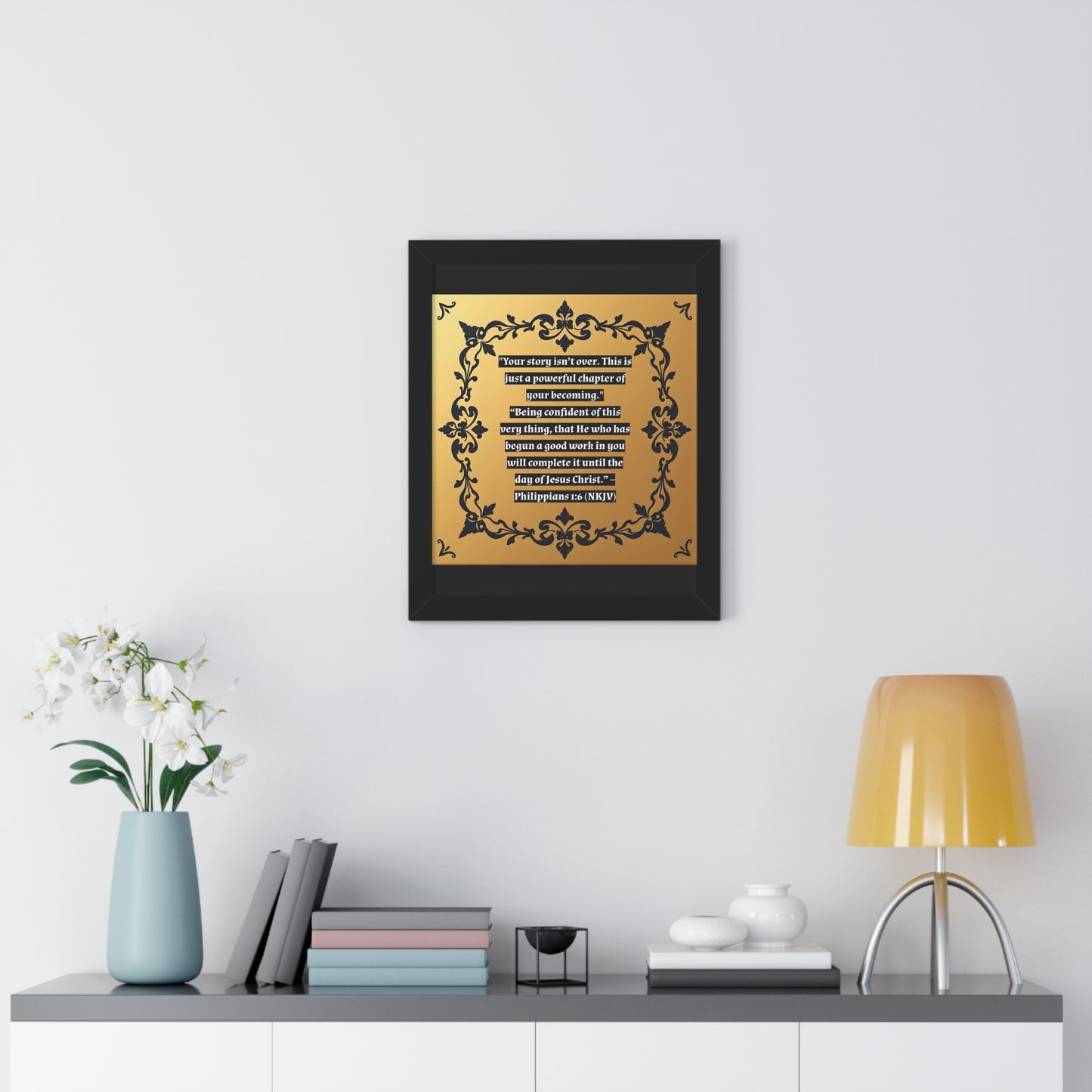 Vertical Poster - 'Your story isn't over' Wall Art