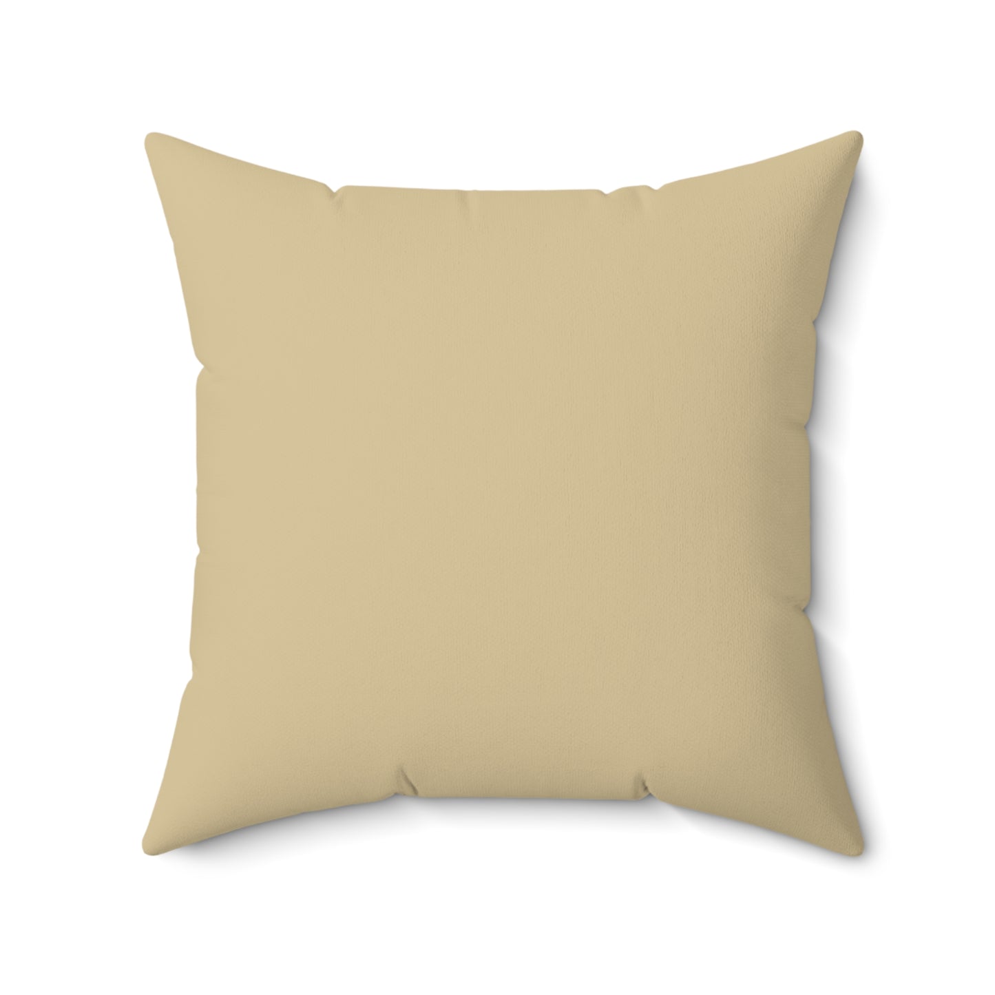 Vanilla Wheat Cozy Spun Polyester Square Pillow, Home Decor, Couch Cushion, Throw Pillow, Gift Idea, Cozy Living Room Accent