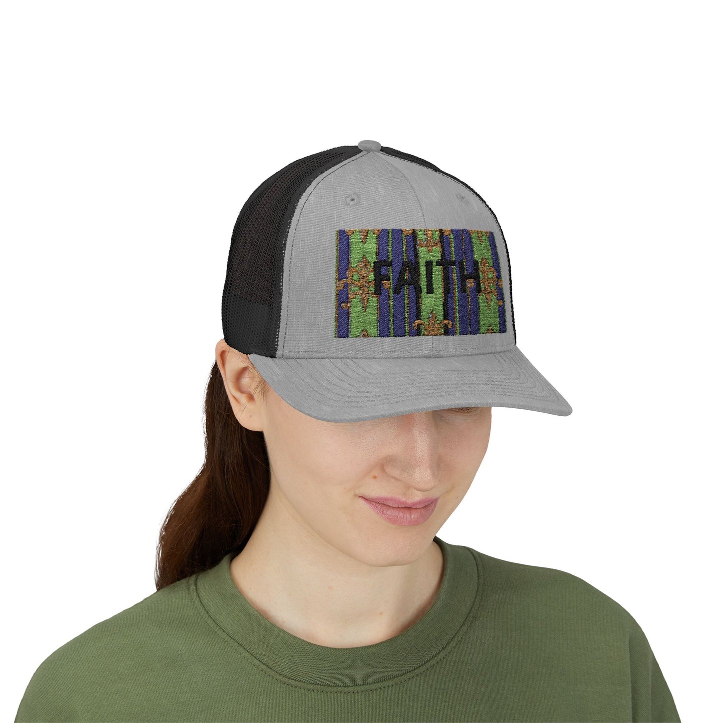 Faith-Inspired Snapback Trucker Cap | Trendy Hat for Casual Style, Faith-Based Gift, Summer Accessory