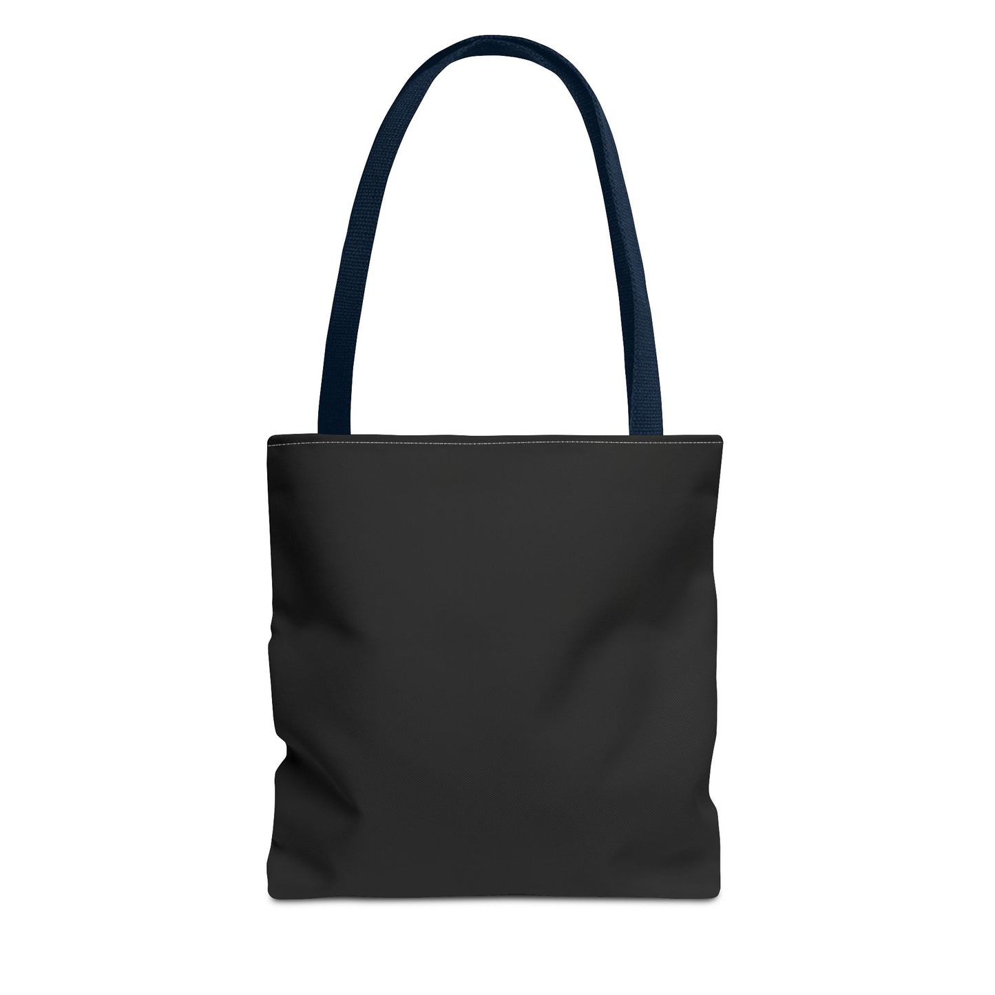 Stylish Black All-Over Print Tote Bag, Eco-Friendly Shopping Bag, Beach Tote, Gift for Her, Everyday Carryall