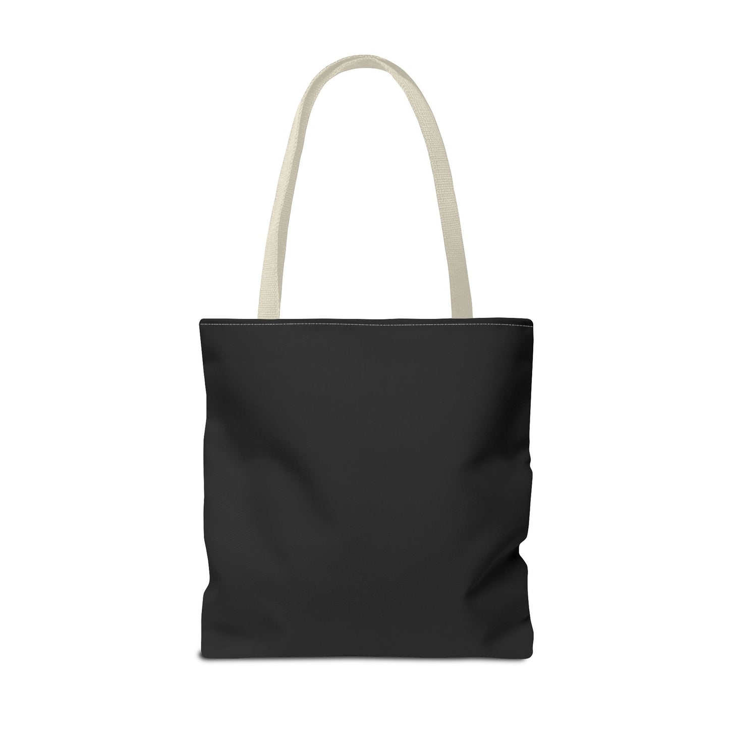 Stylish Black All-Over Print Tote Bag, Eco-Friendly Shopping Bag, Beach Tote, Gift for Her, Everyday Carryall
