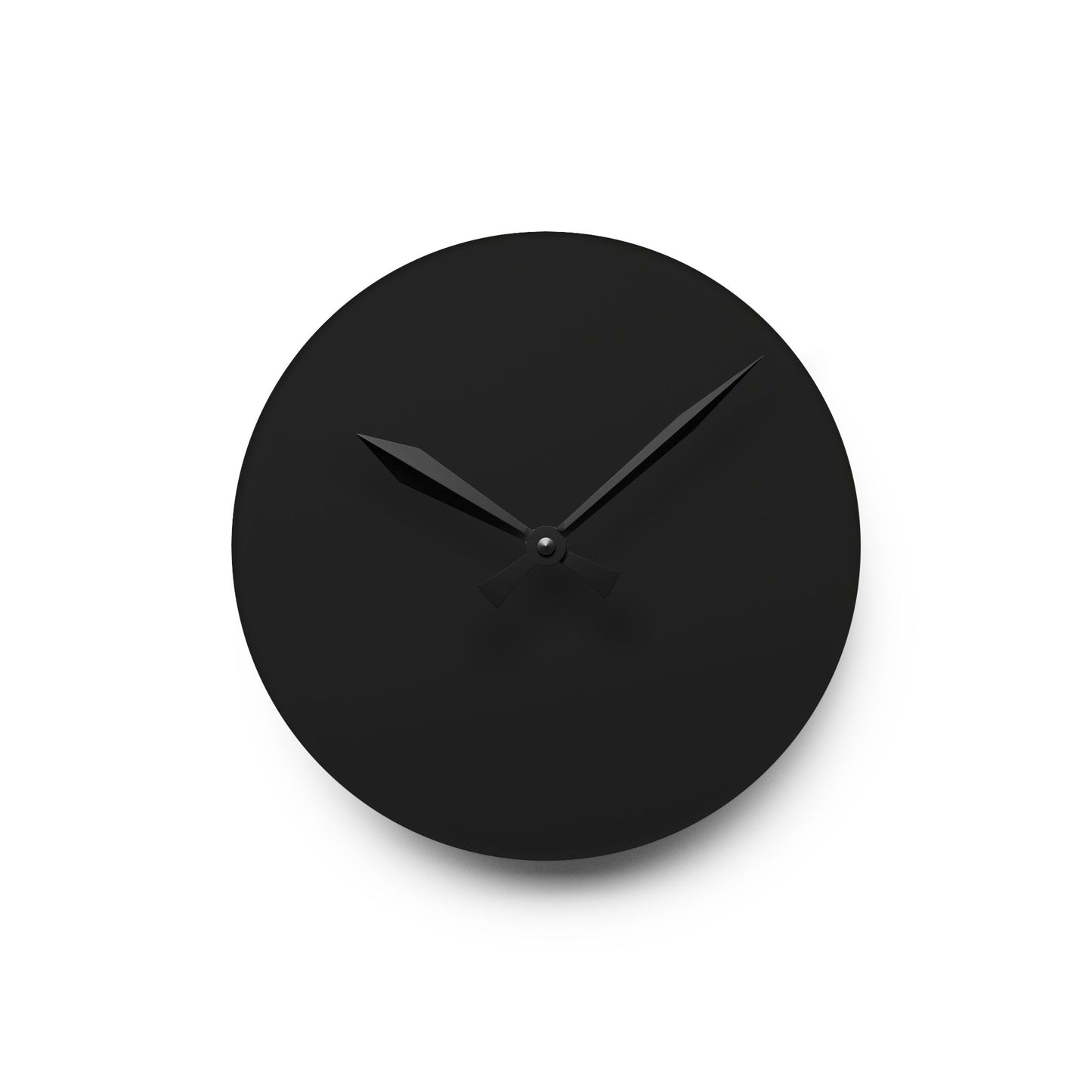 Minimalist Black Modern Acrylic Wall Clock, Stylish Home Decor Clock, Unique Gift for Office, Contemporary Wall Art, Timeless Design