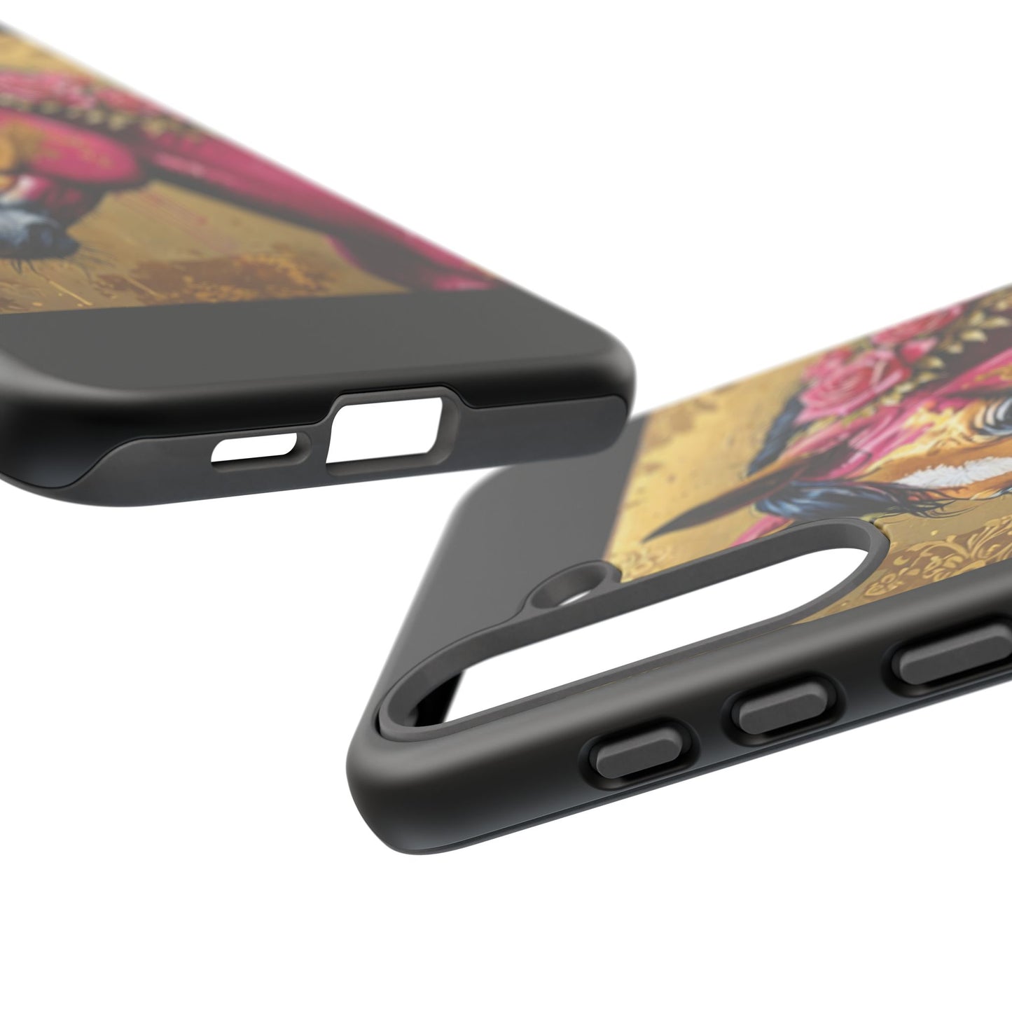 Phone Case - Elegant Horse Damask Design