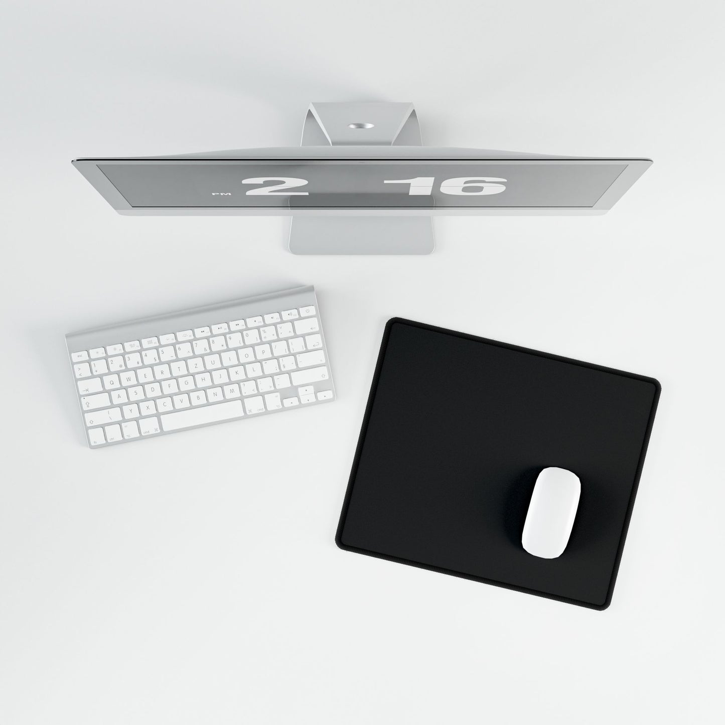 Sleek Black Desk Mats for Office Organization, Gamer Setup, Home Office Decor, Customized Workspaces, Gift for Students