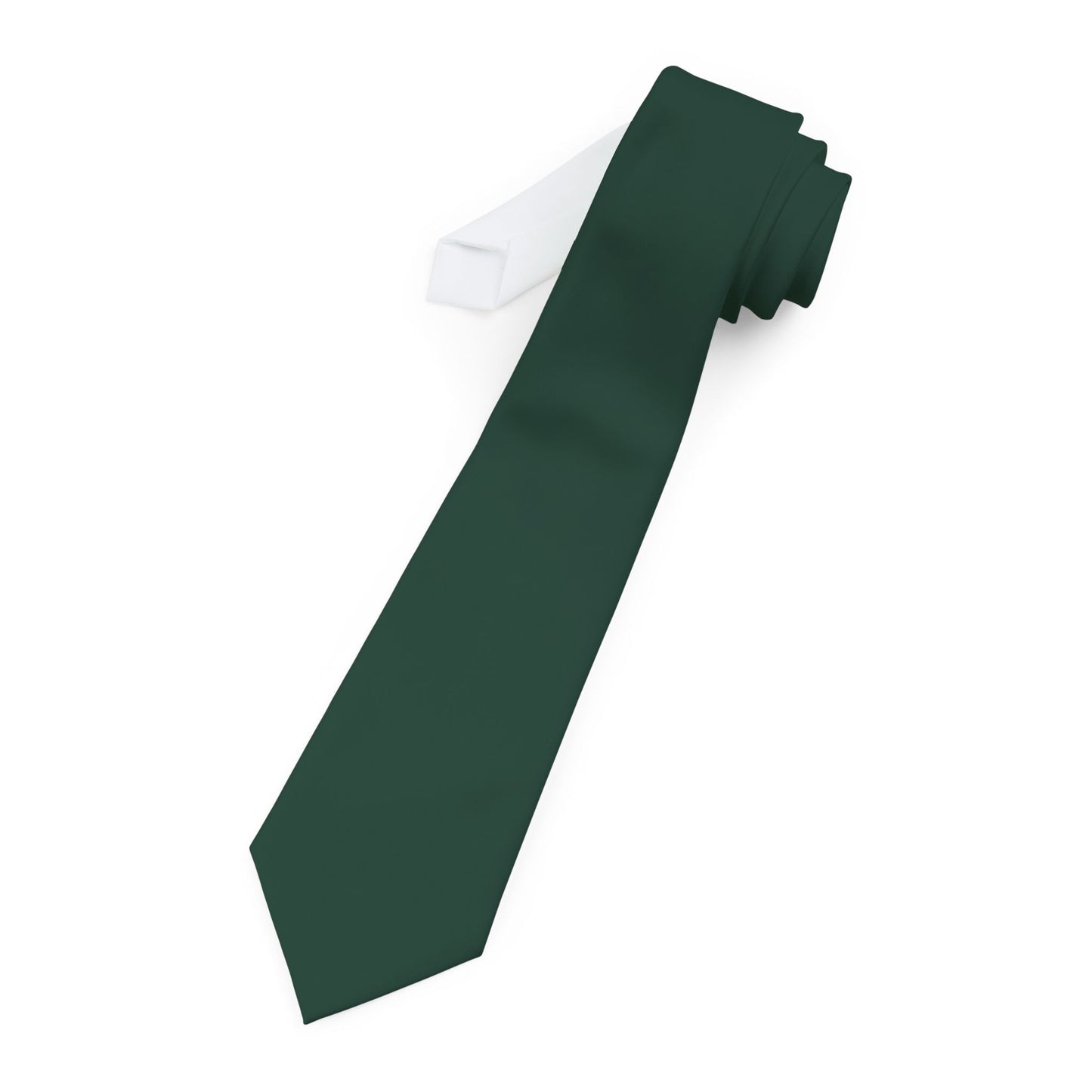 Elegant Midnight Green Necktie for Weddings, Formal Events, Graduation, Business Attire, Office Wear