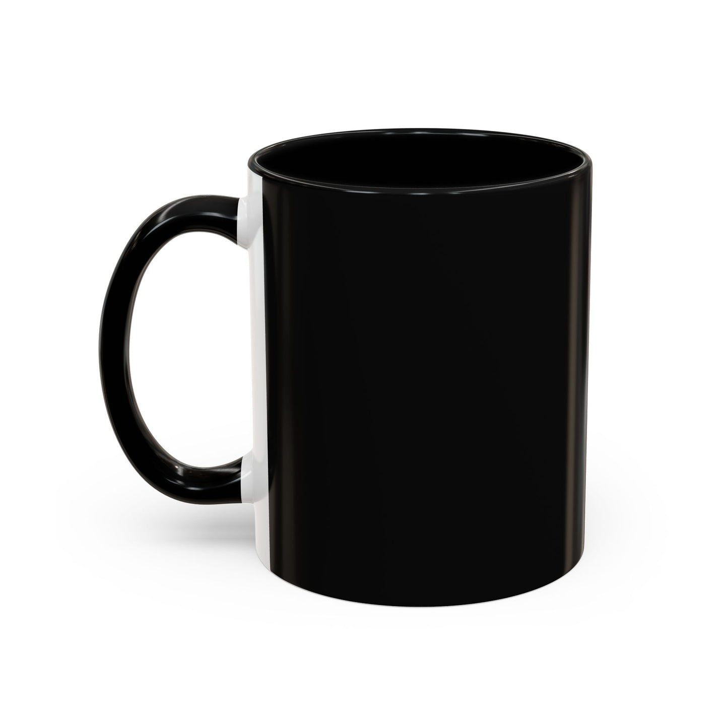Stylish Black Accent Coffee Mug for Home or Office | Perfect Gift for Coffee Lovers, Unique Black Mug, Customizable Drinkware