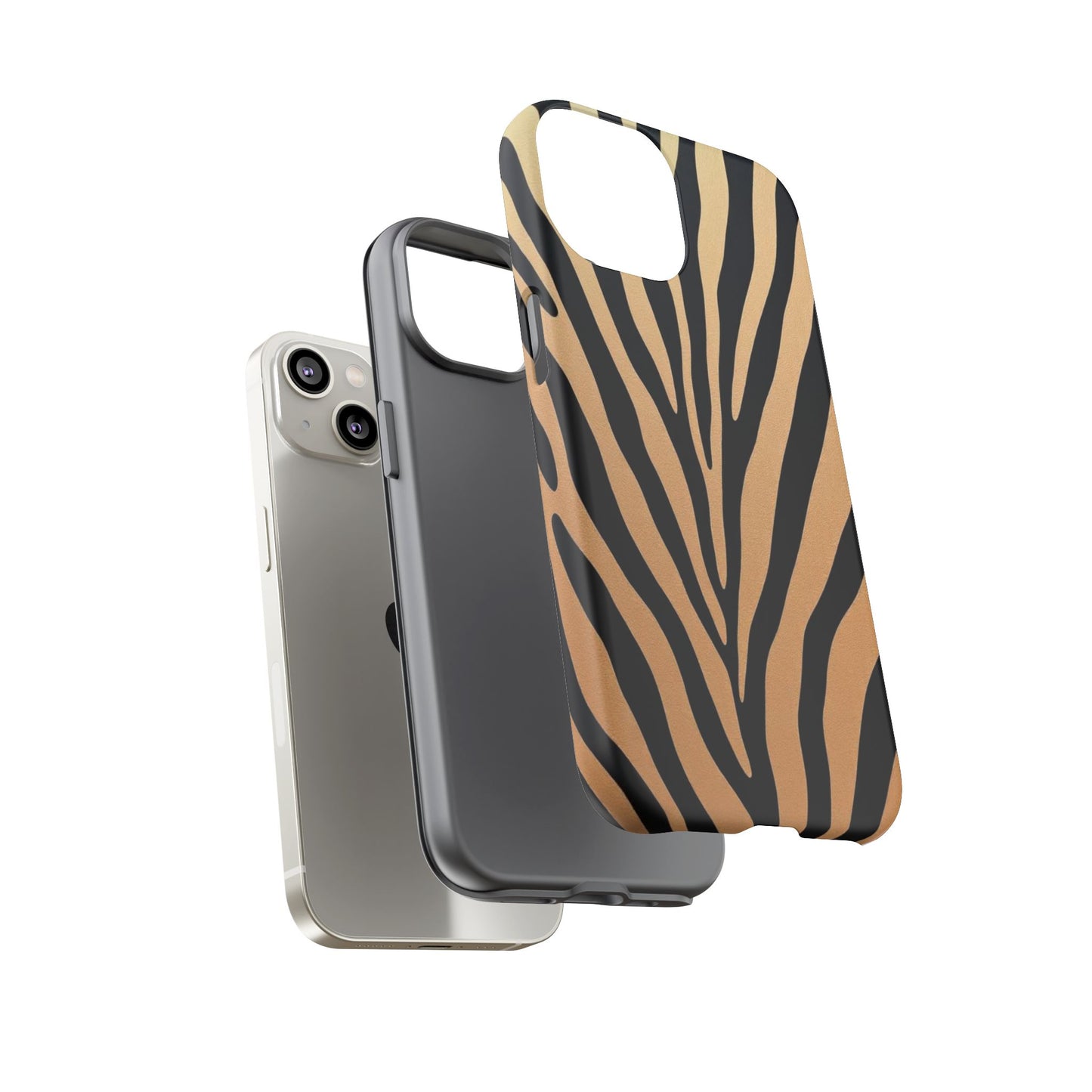 Zebra Print Tough Phone Case