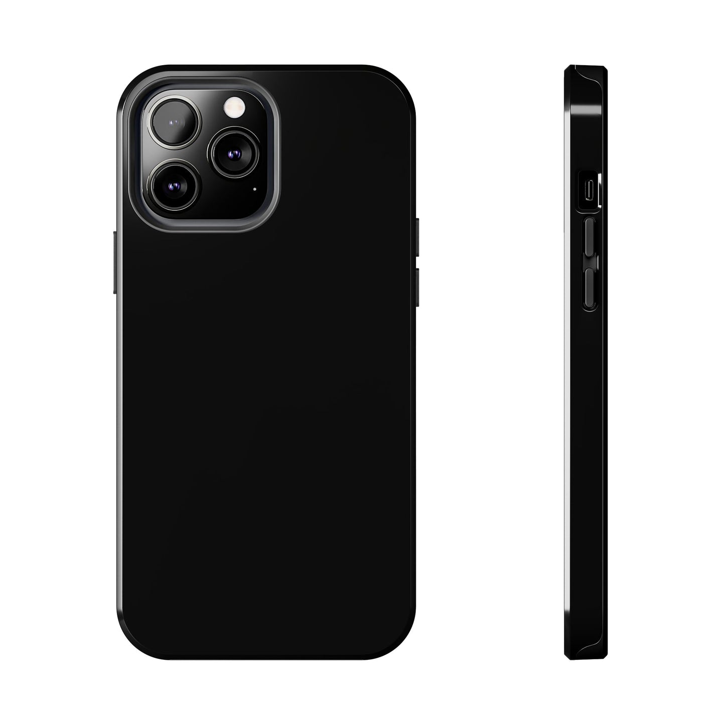 Durable Black Tough Phone Cases, Heavy-Duty Cell Phone Cover, Personalized Tech Protection, Gift for Him or Her, Everyday Protection