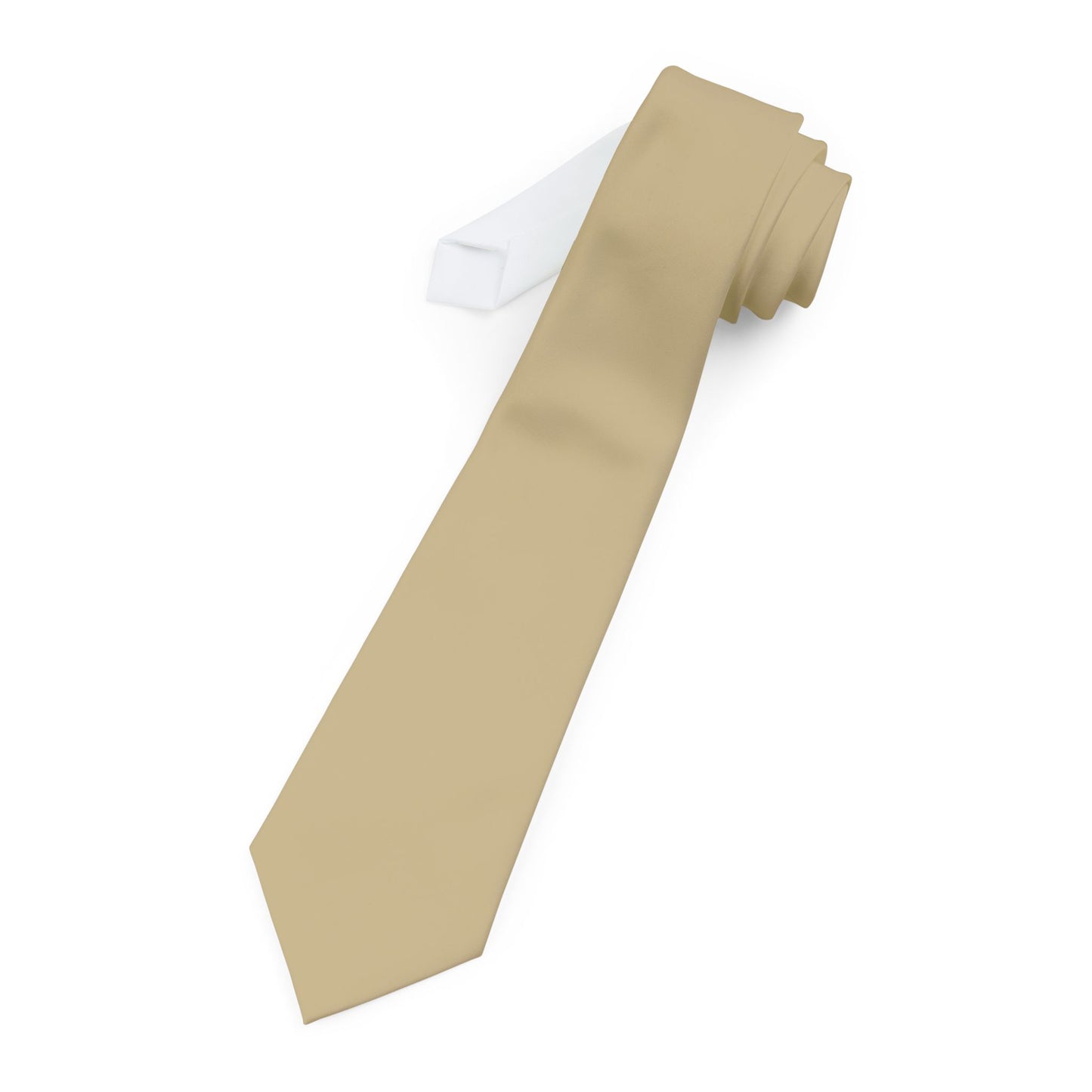 Vanilla Wheat Elegant Solid Necktie, Men's Accessories, Formal Wear, Wedding, Business Casual, Gift for Him, Dress Up Tie