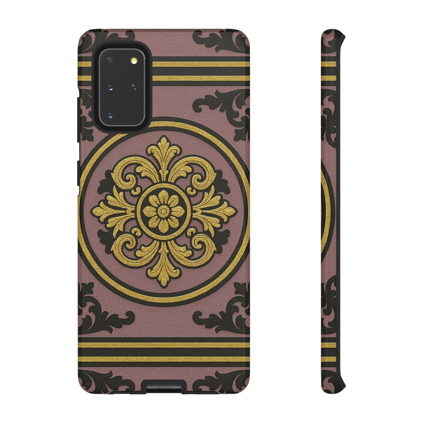 Gilded Mauve With Gold-Black Baroque Tough Cases