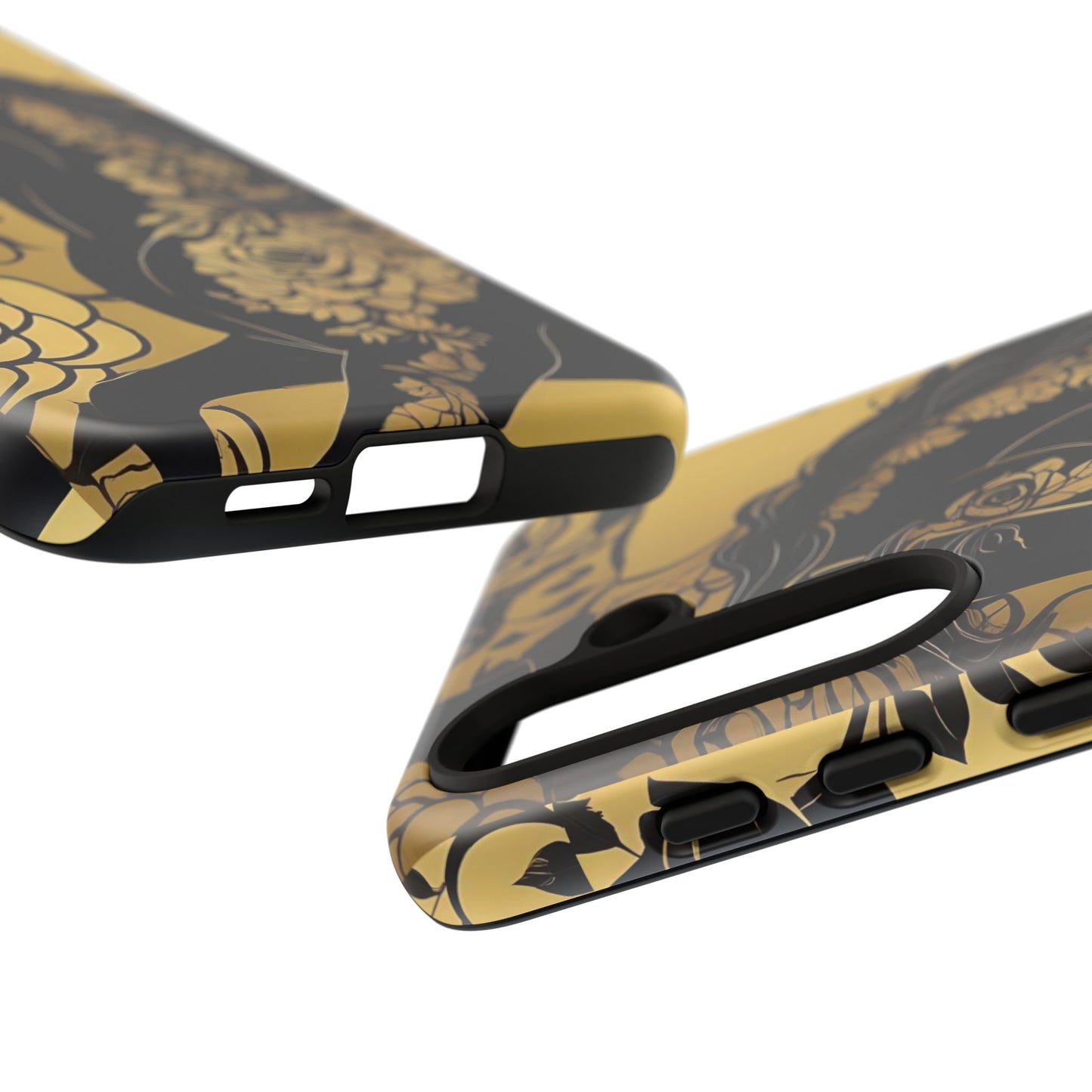 Phone Case - Elegant Horse & Roses Design