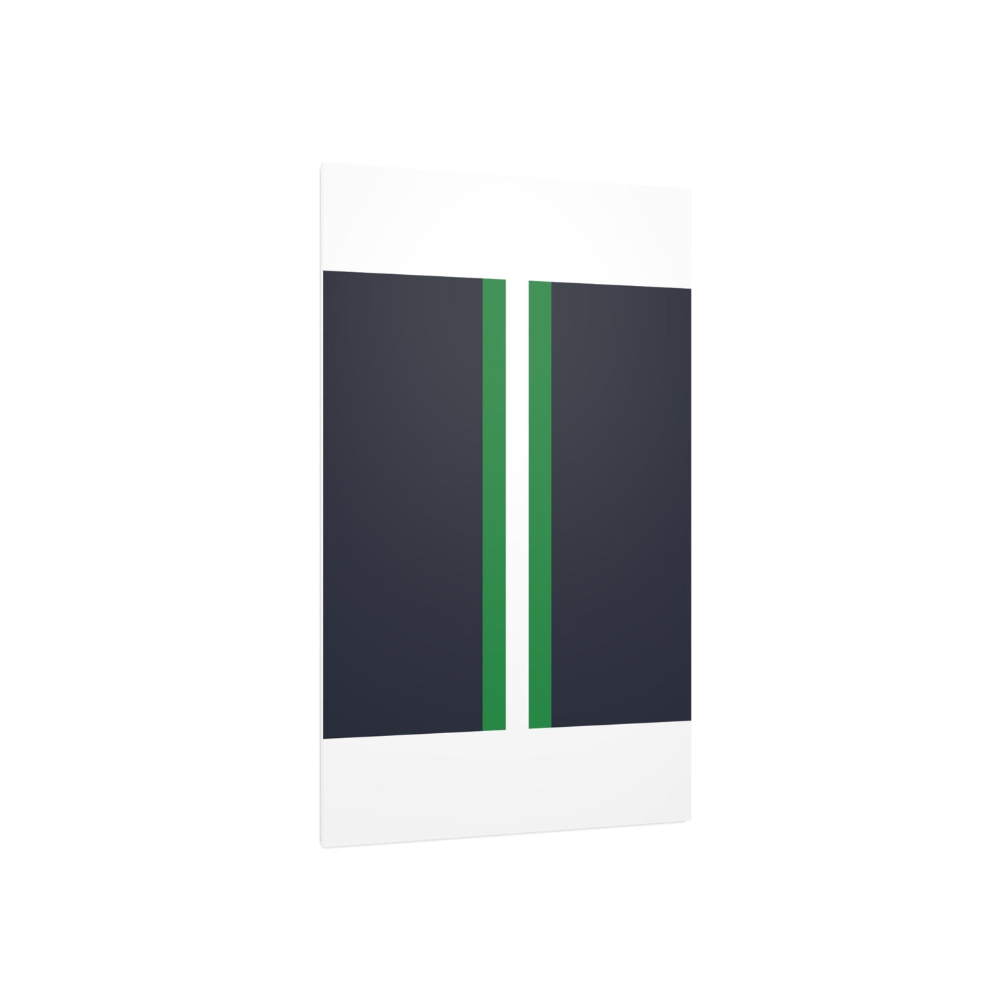 Lunar Midnight & Green-White Striped Foam Board Display, Wall Art Decor, Classroom Sign, Photo Background, Custom Art Board