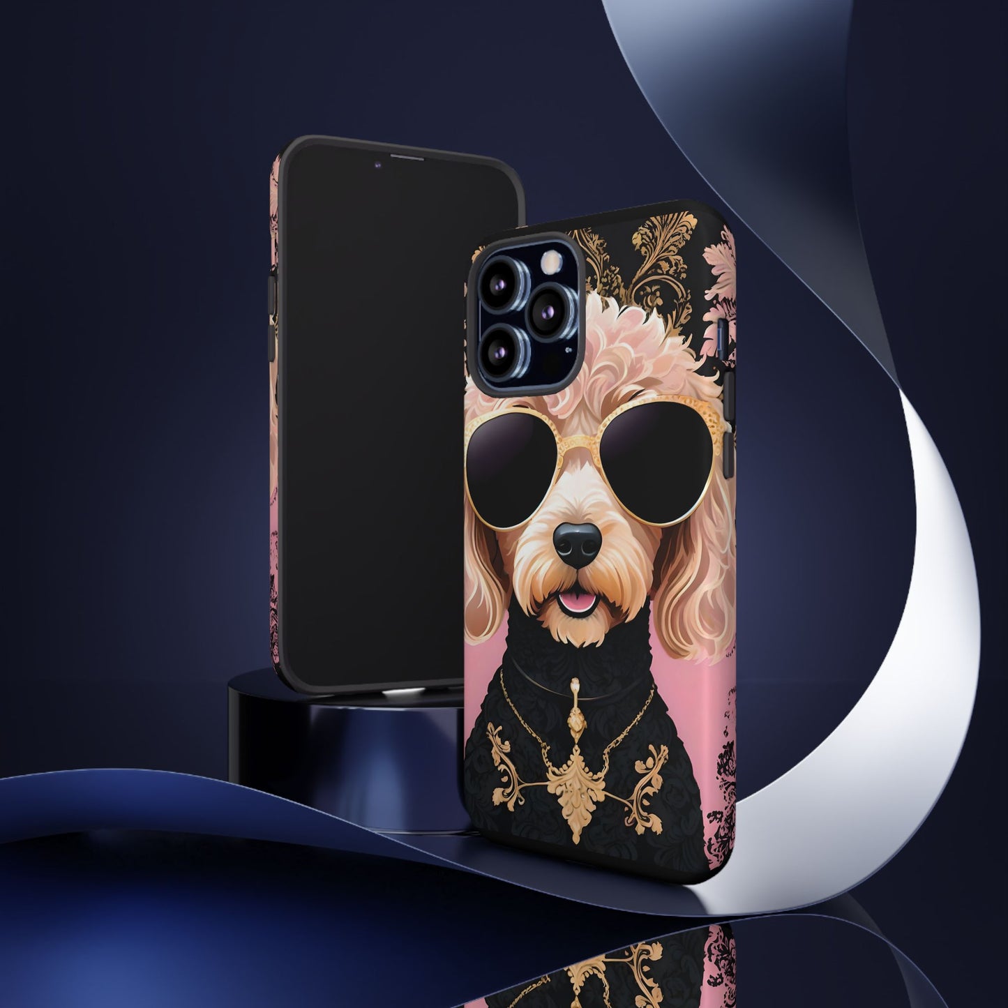 Phone Case - Golden Doodle In Sunglasses Tough Case