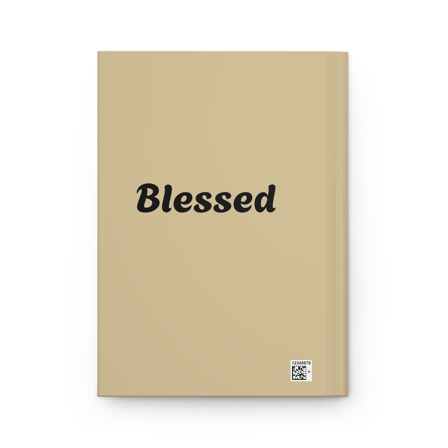 Vanilla Wheat "Blessed" Hardcover Journal - Inspirational Notebook, Gratitude Diary, Gift for Teachers, Students, Prayer Journal, Self-Care Journal