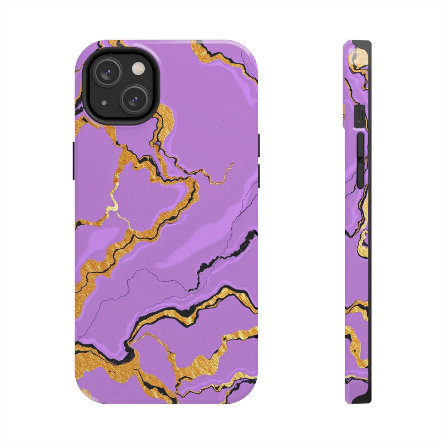 Stylish Tough Phone Cases with Purple Marble Design, Protective Phone Cases, Trendy Phone Accessories, Gift for Her, Unique Phone Cover