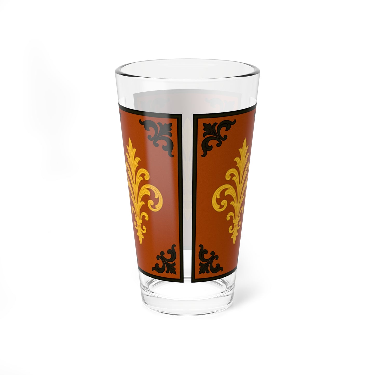 Dusk Terracotta Baroque Mixing Glass — 16oz Cocktail Mixing Tumbler