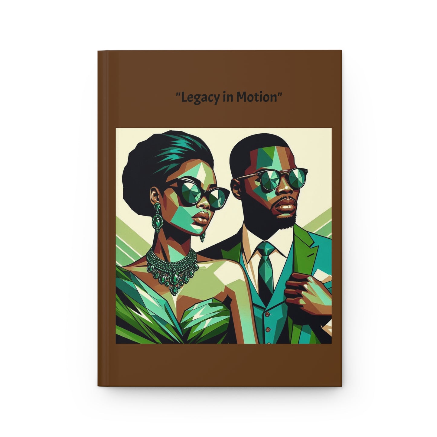 Elegant Hardcover Journal - Stylish Writing Notebook - "Legacy in Motion" Design