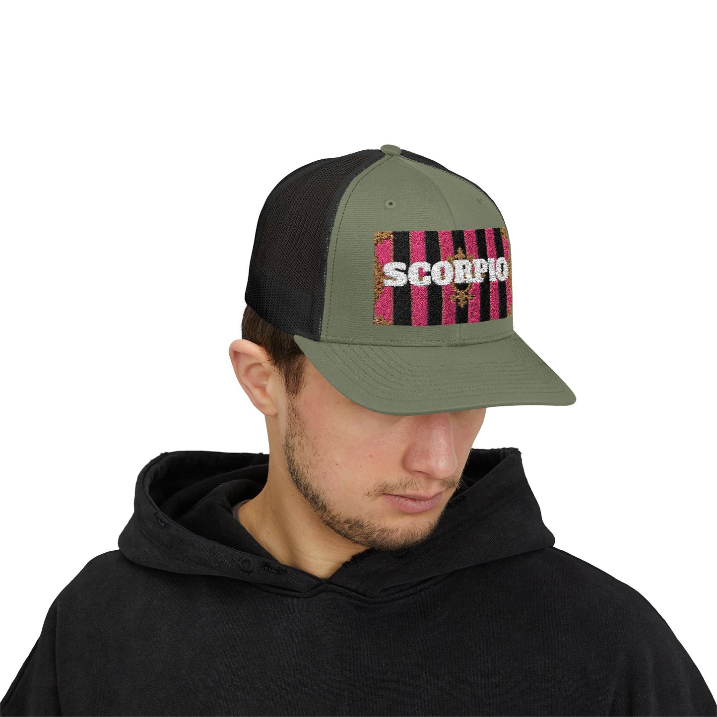 Scorpio Snapback Trucker Cap | Zodiac Hat, Astrology Gift, Trendy Cap for Astrology Lovers, Summer Style, Unique Birthday Gift