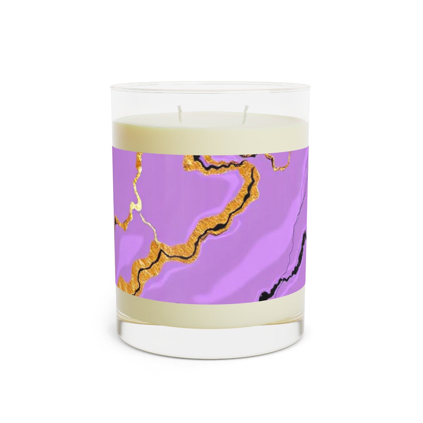 Elegant Purple Marble Scented Candle, Aromatherapy Gift, Home Decor, Relaxation, Wedding Favors, Self-Care Treat
