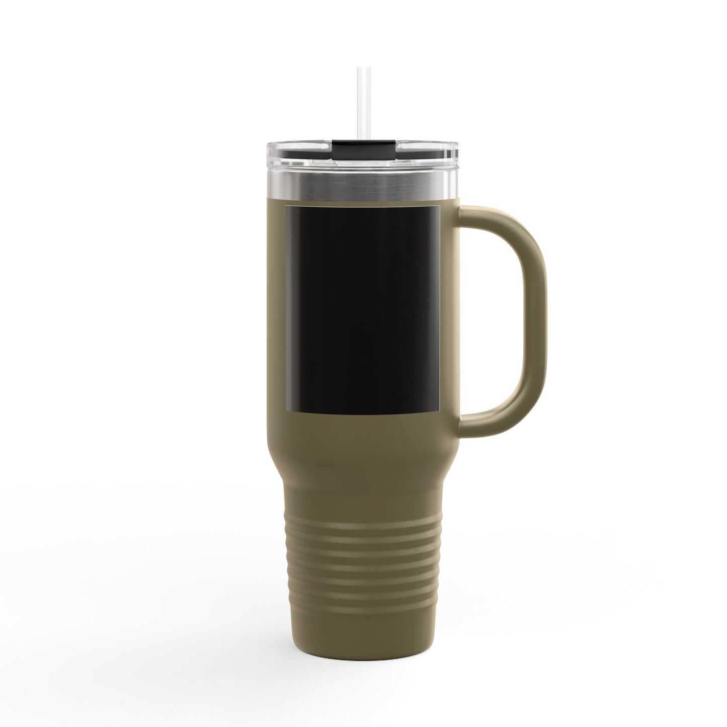 Insulated Black Travel Mug, 40oz - Ideal for On-the-Go Hydration, Travel, Outdoor Adventures, and Everyday Use - Perfect Gift for Coffee Lovers