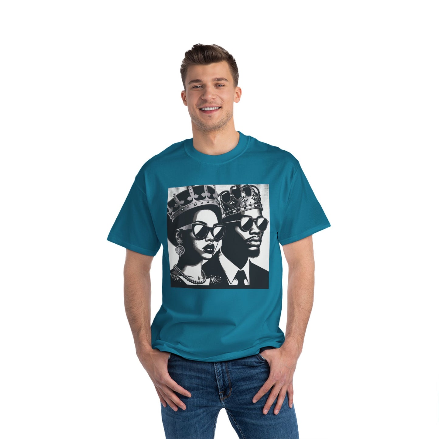 Royalty-Inspired Unisex Graphic Tee - Stylish Casual Wear for Kings and Queens, Unique Gift, Fashion Statement, Streetwear