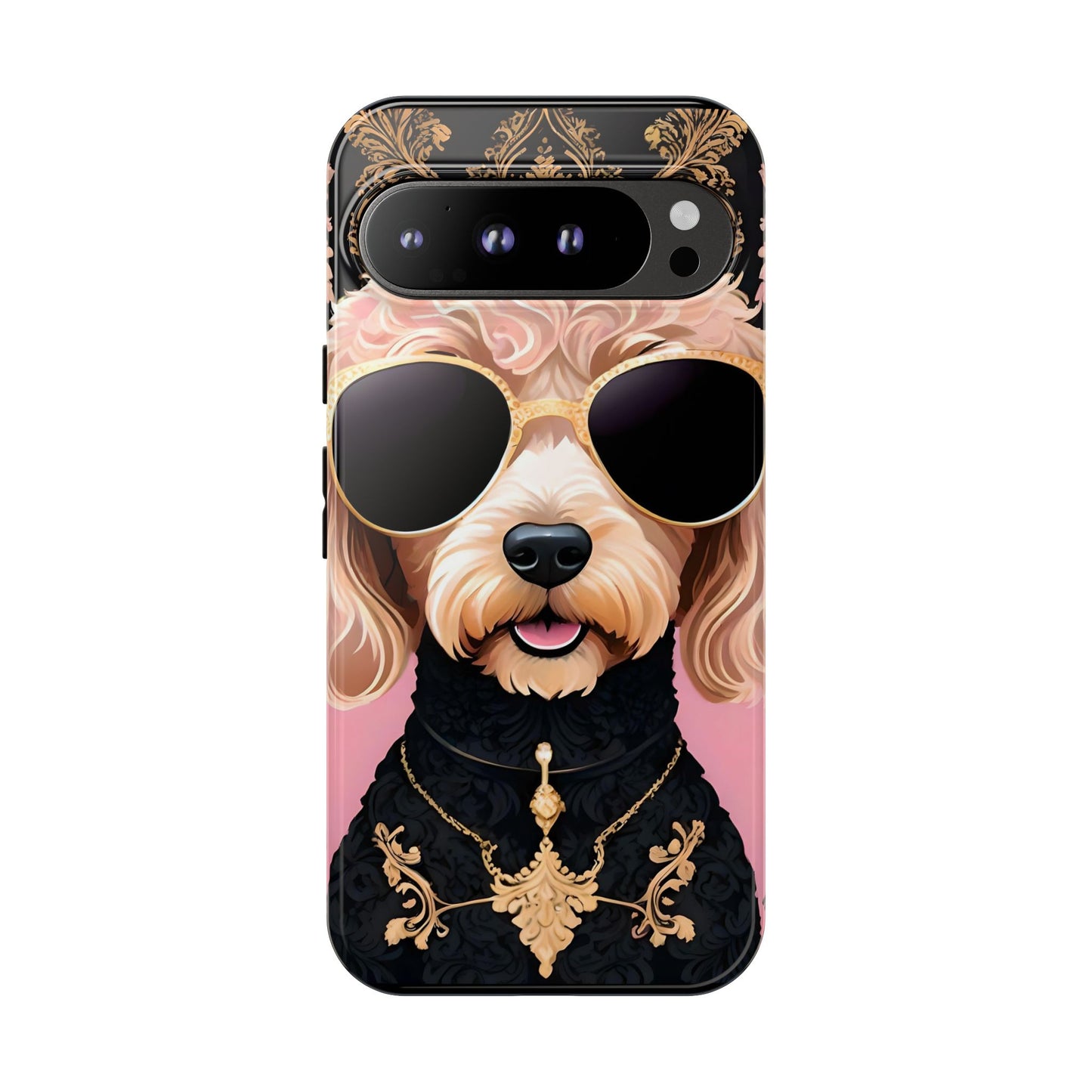 Phone Case - Golden Doodle In Sunglasses Tough Case