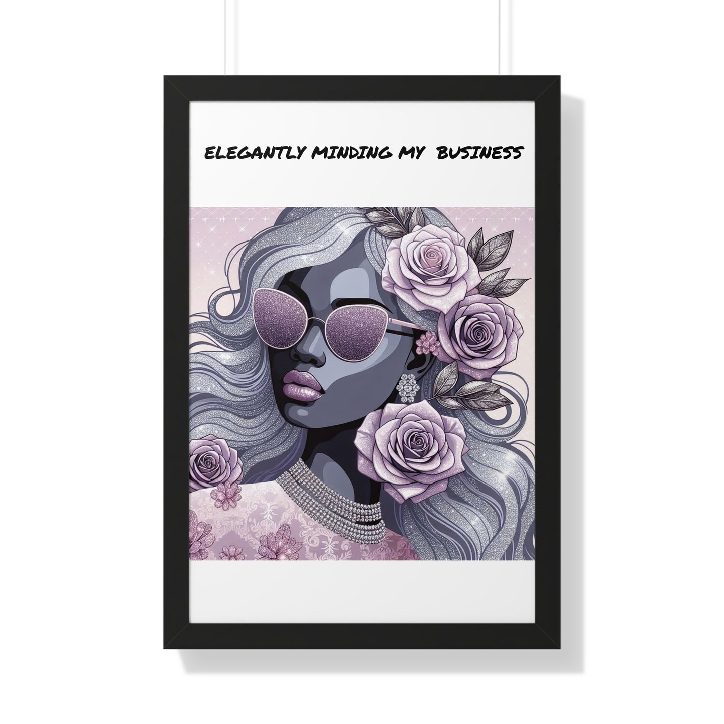 Elegant Business Minded Poster - Wall Art for Confident Women
