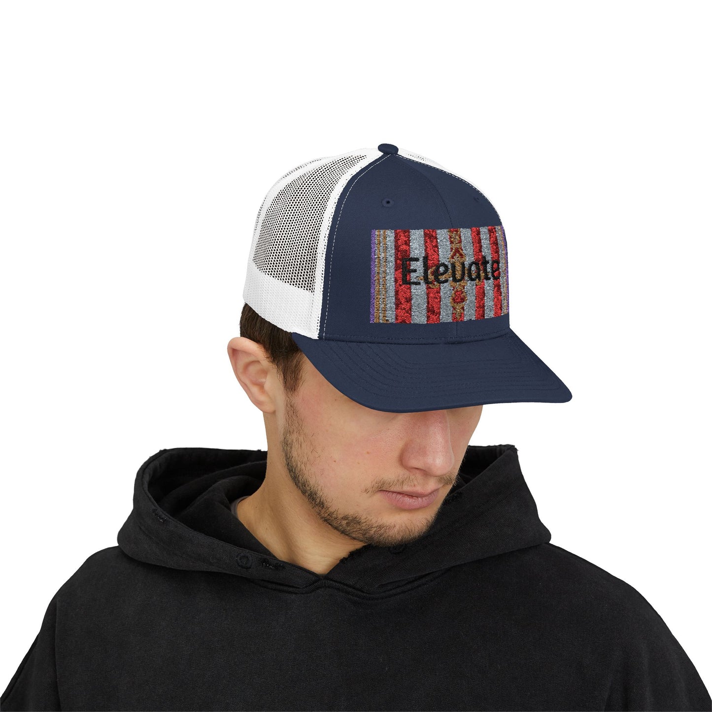 Electrifying Snapback Trucker Cap | Cool Style, Trendy Accessory, Gift for Him, Festival Headwear, Summer Essential - Elevate