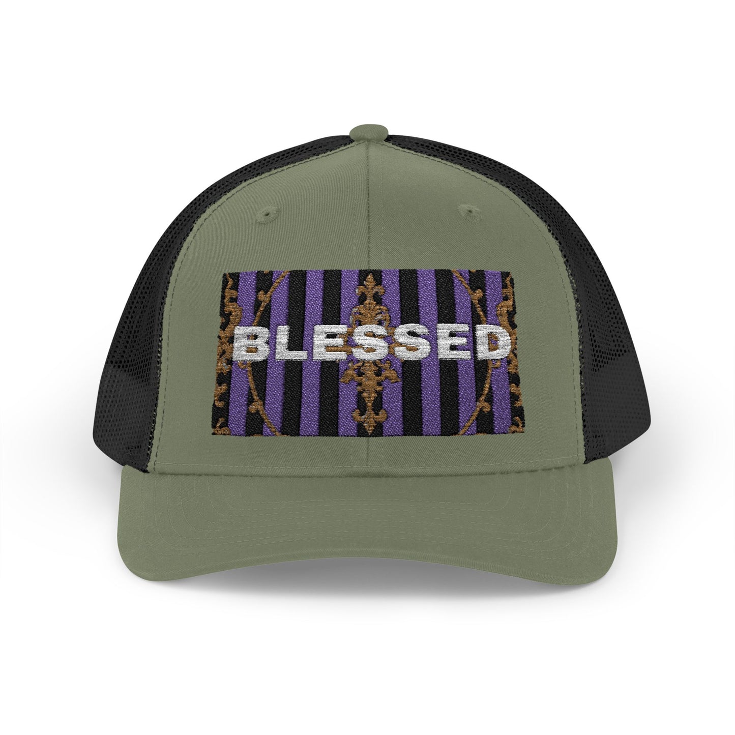 Blessed Snapback Trucker Cap, Casual Hat for Everyday Wear, Perfect Gift for Friends, Outdoor Activities, Spiritual Vibes