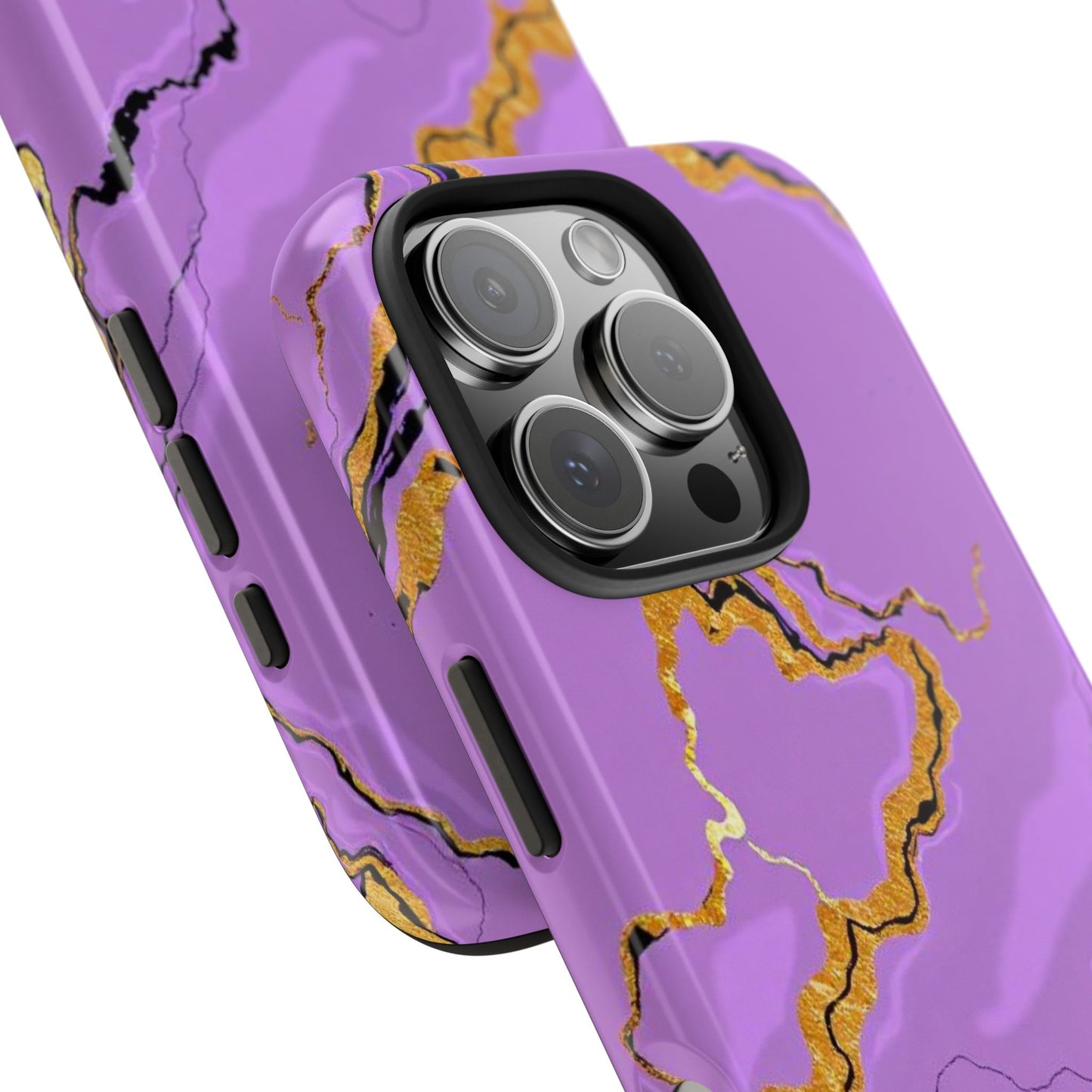 Stylish Tough Phone Cases with Purple Marble Design, Protective Phone Cases, Trendy Phone Accessories, Gift for Her, Unique Phone Cover