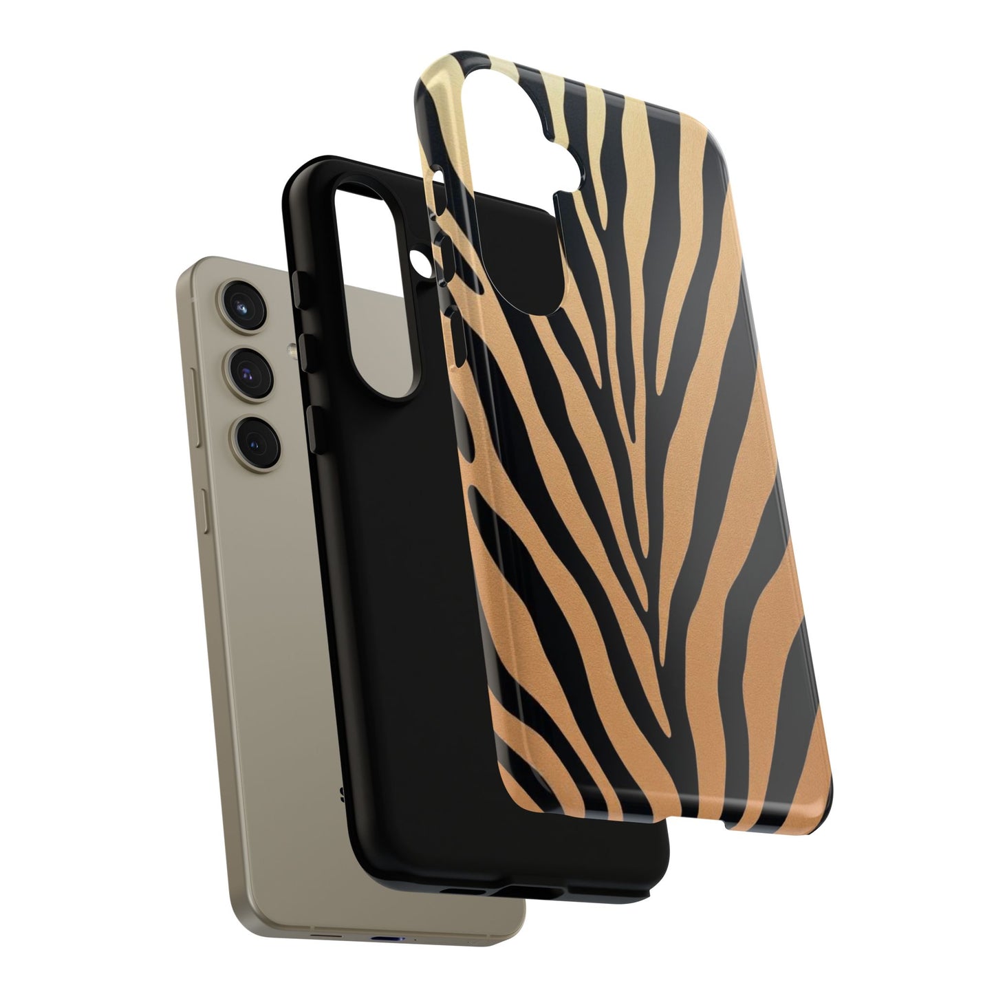 Zebra Print Tough Phone Case